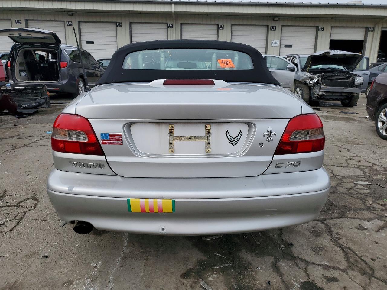 2001 Volvo C70 Turbo Silver vin: YV1NC53D31J018572