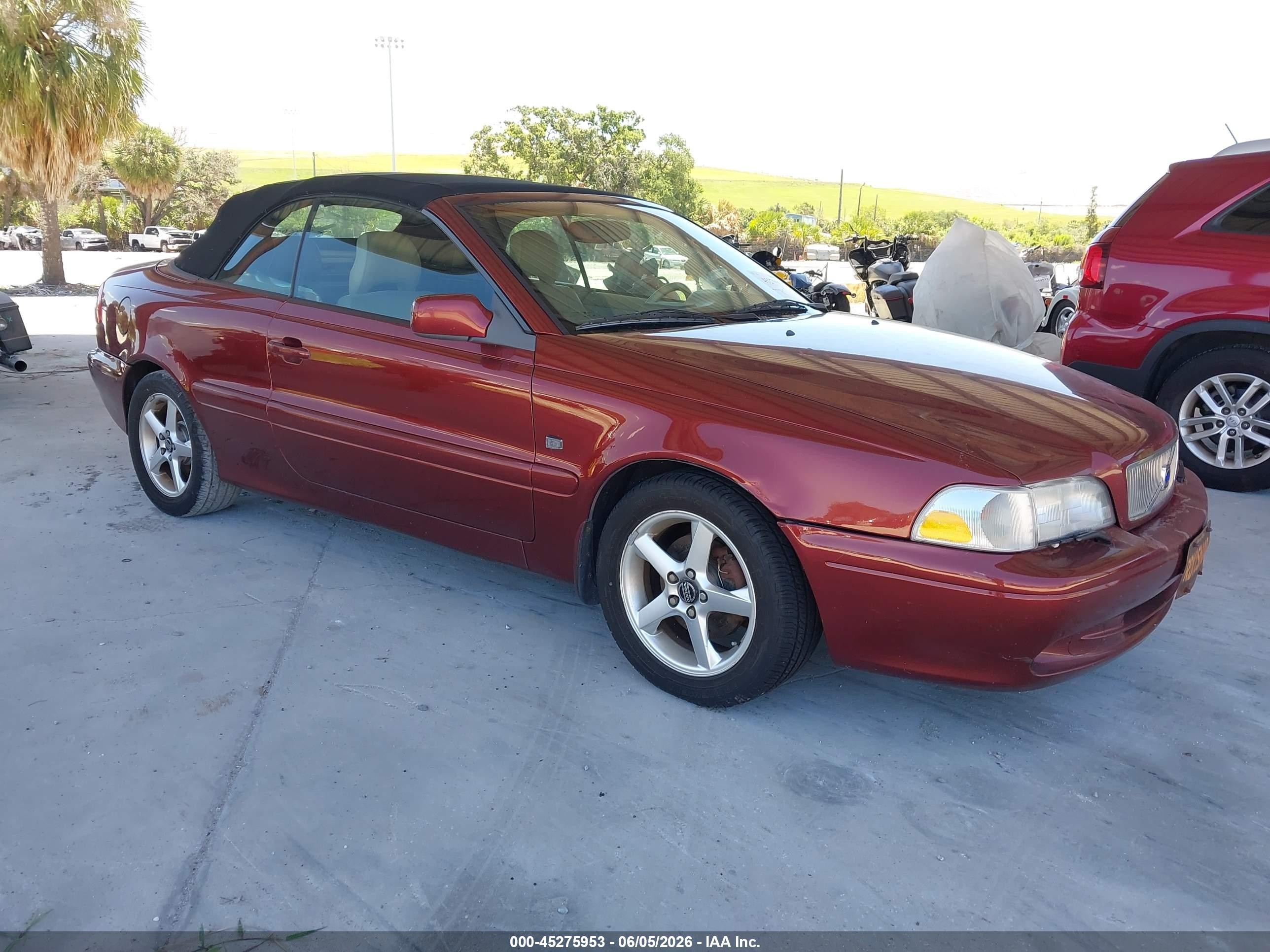2001 Volvo C70 Ht Красный vin: YV1NC53D31J023822