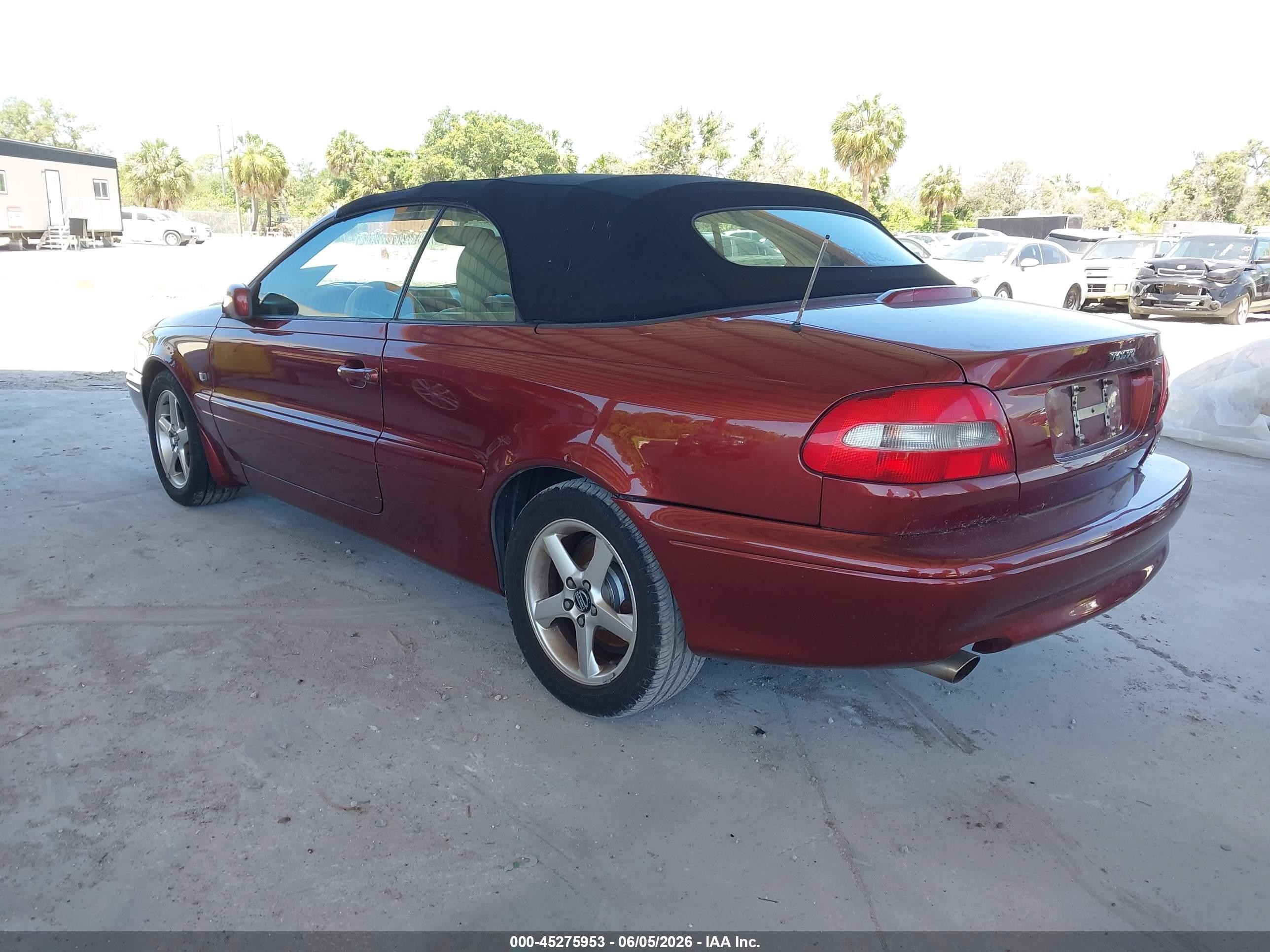 2001 Volvo C70 Ht Красный vin: YV1NC53D31J023822