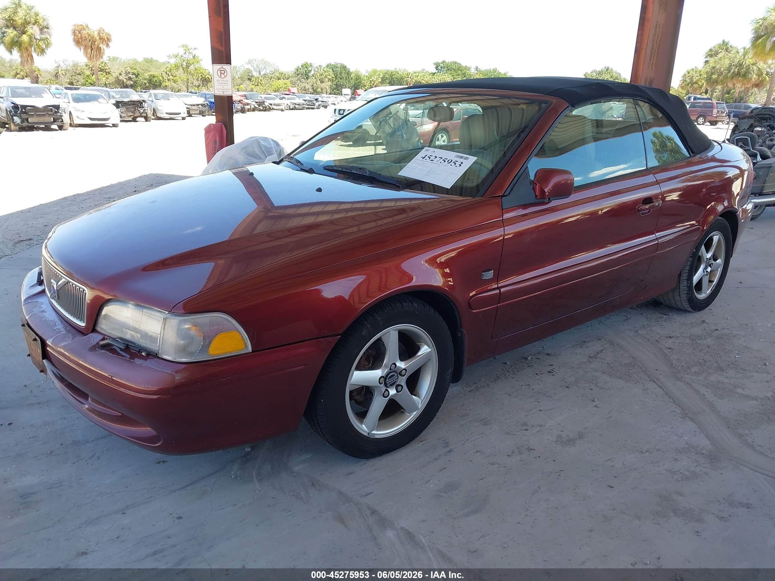 2001 Volvo C70 Ht Красный vin: YV1NC53D31J023822