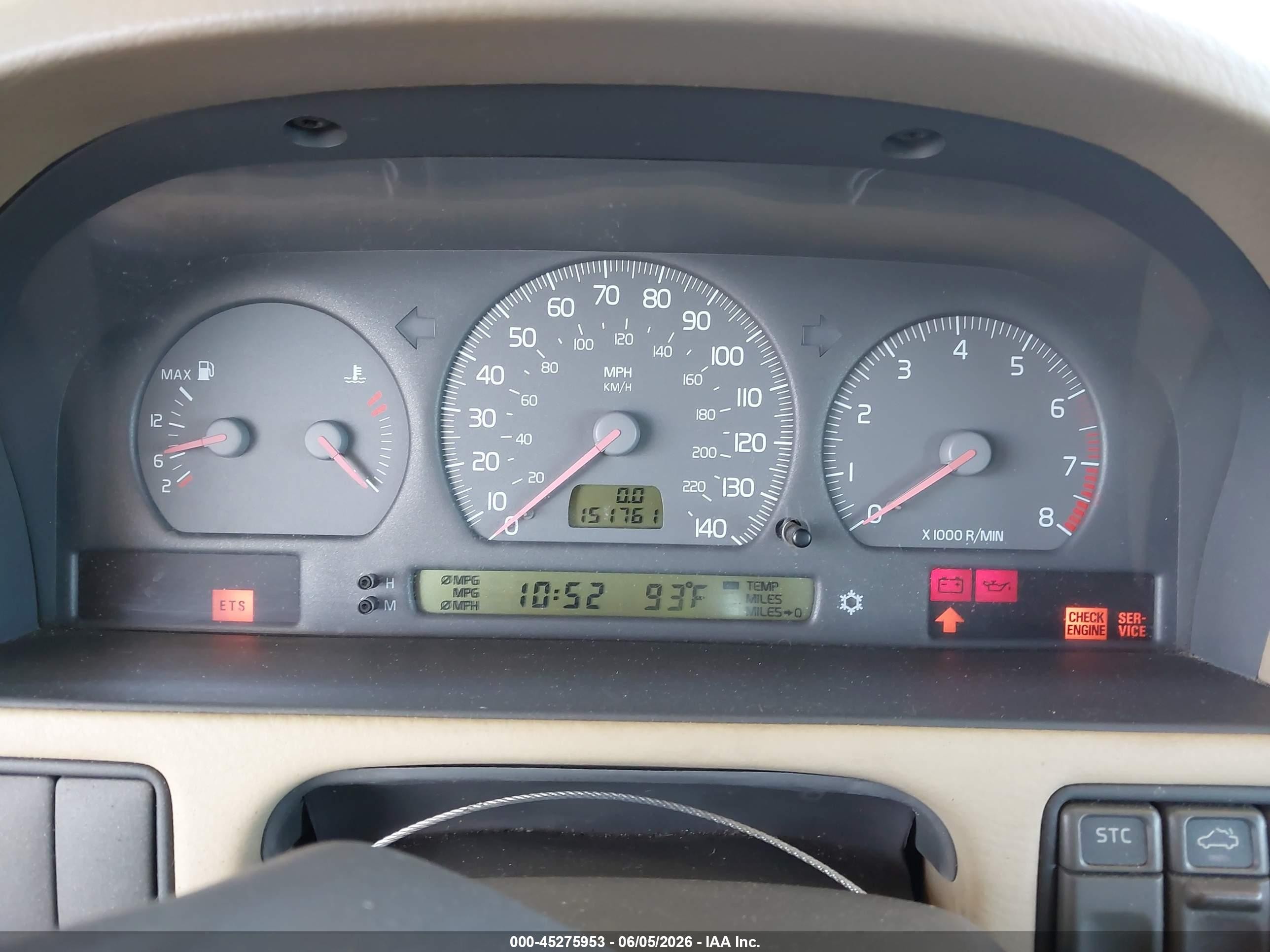 2001 Volvo C70 Ht Красный vin: YV1NC53D31J023822
