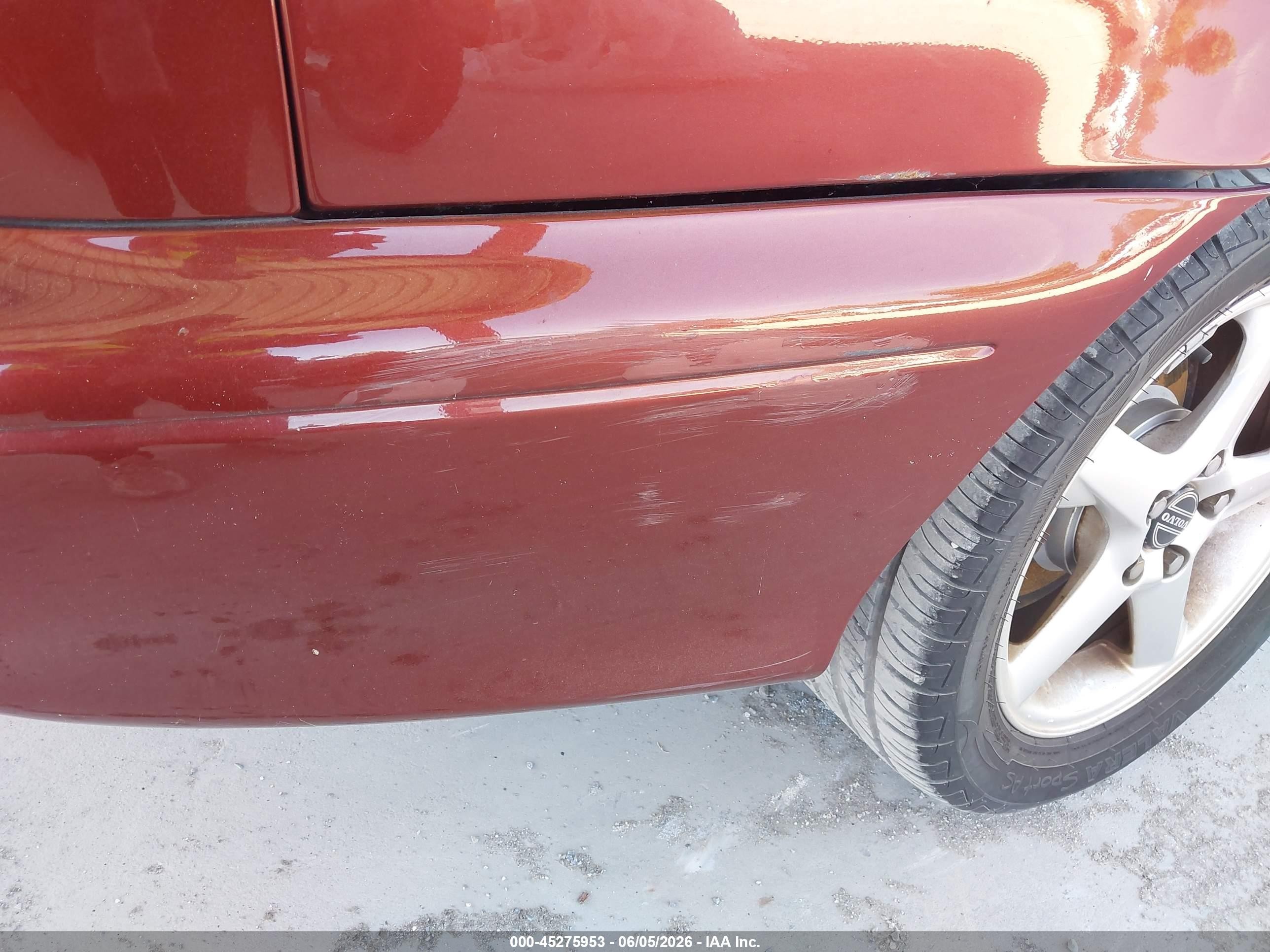 2001 Volvo C70 Ht Красный vin: YV1NC53D31J023822