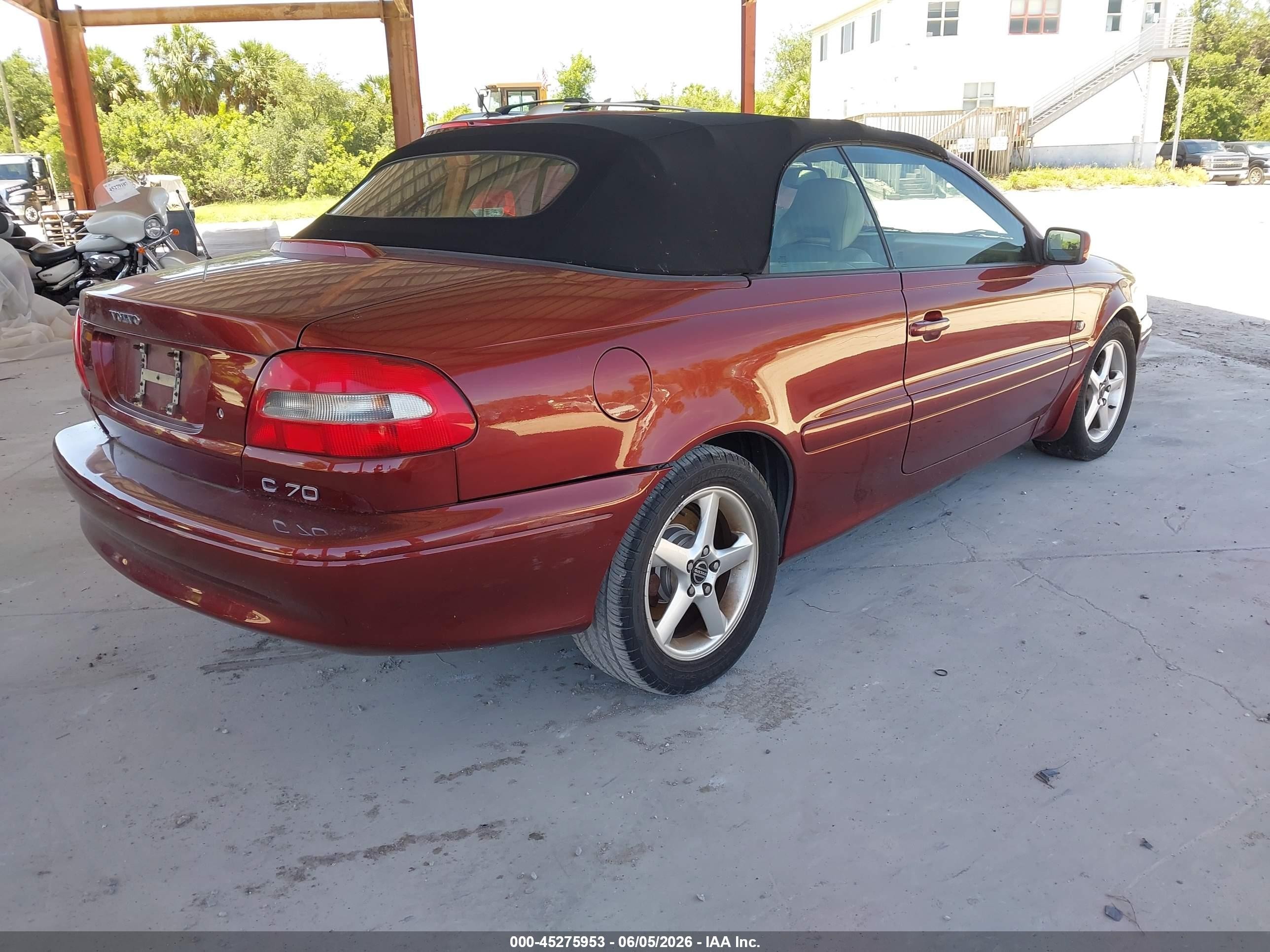 2001 Volvo C70 Ht Красный vin: YV1NC53D31J023822