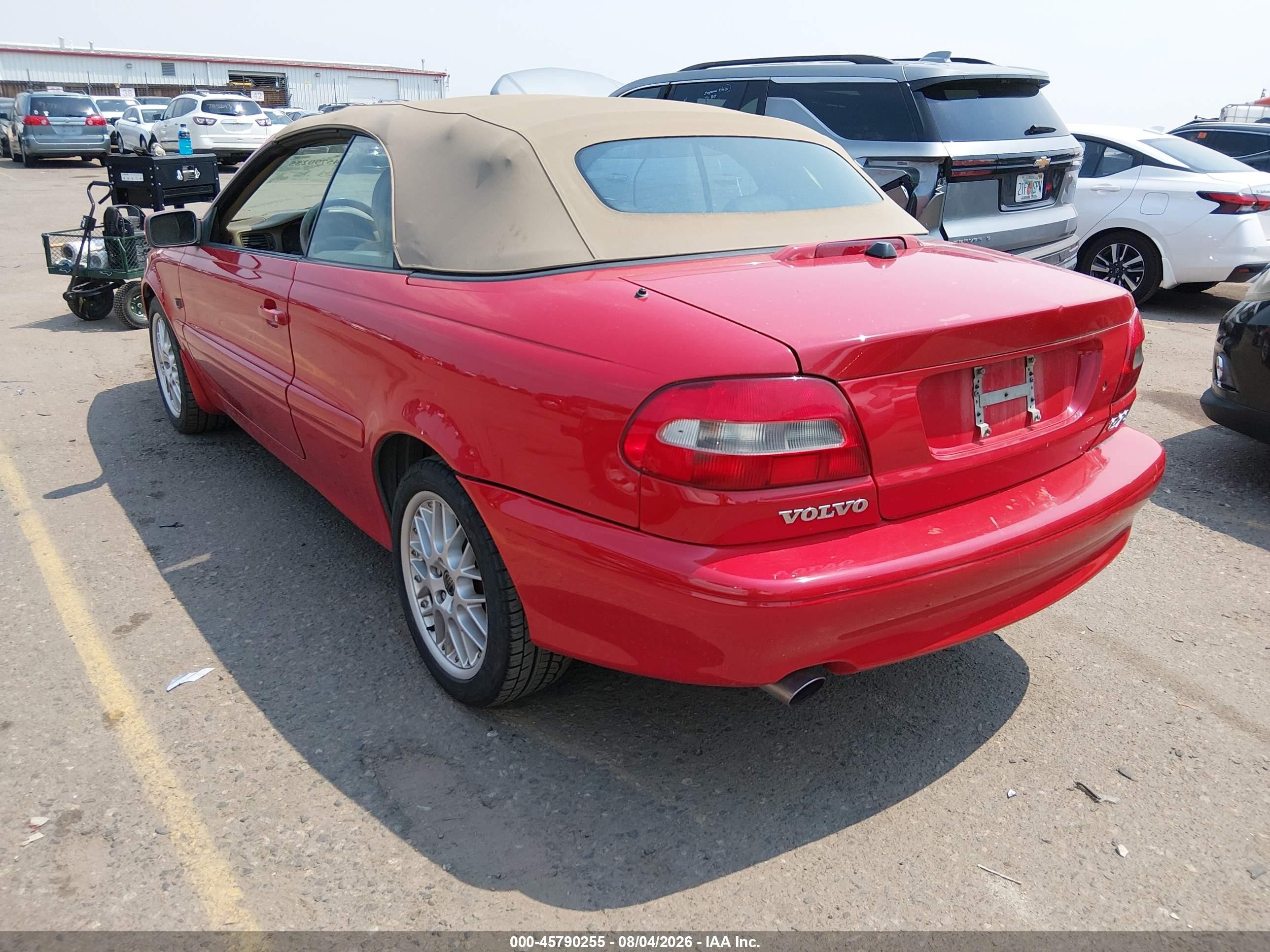 2001 Volvo C70 Ht Red vin: YV1NC53D41J019519