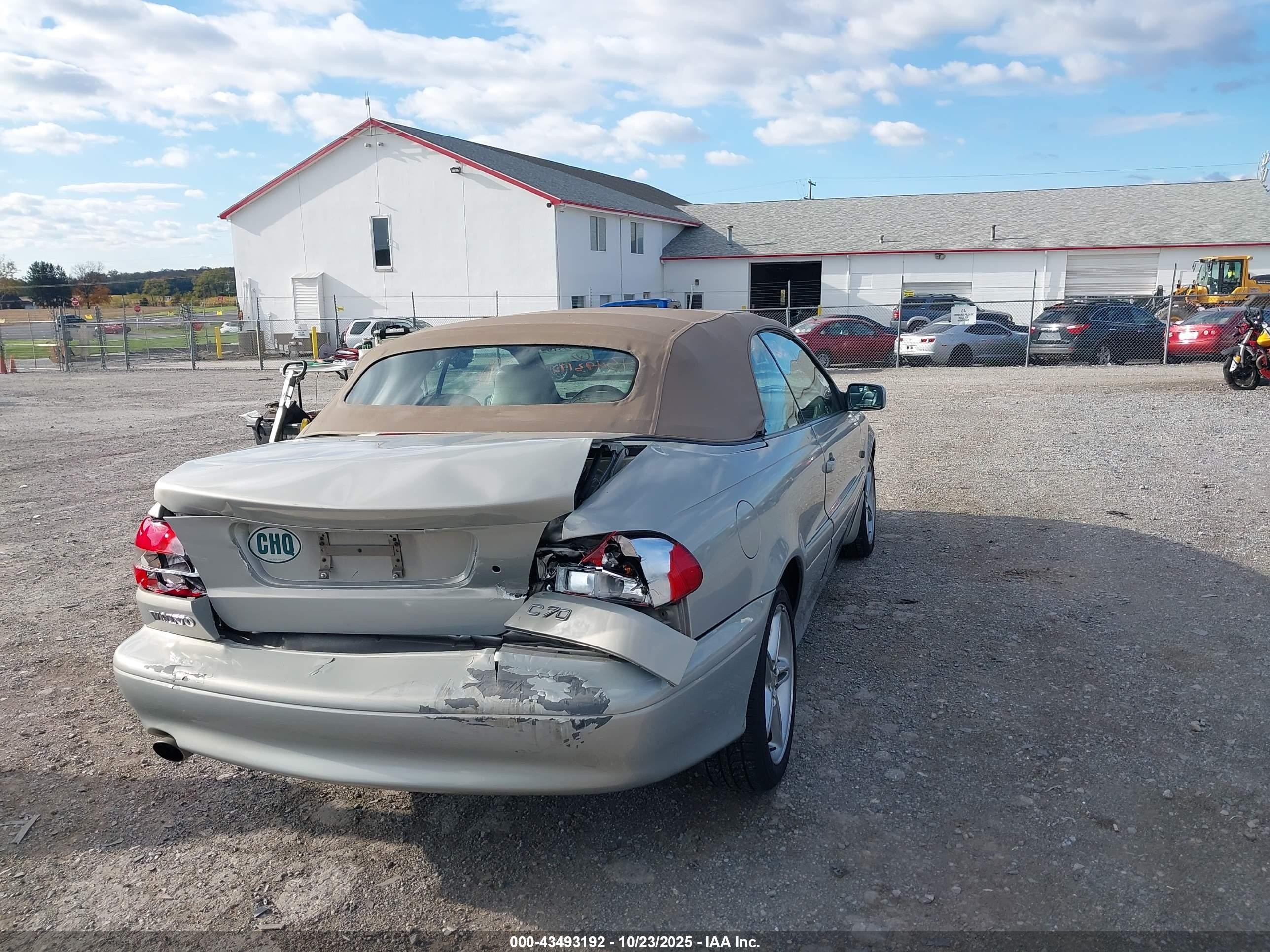 2000 Volvo C70 Ht Кремовый vin: YV1NC53D5YJ006711