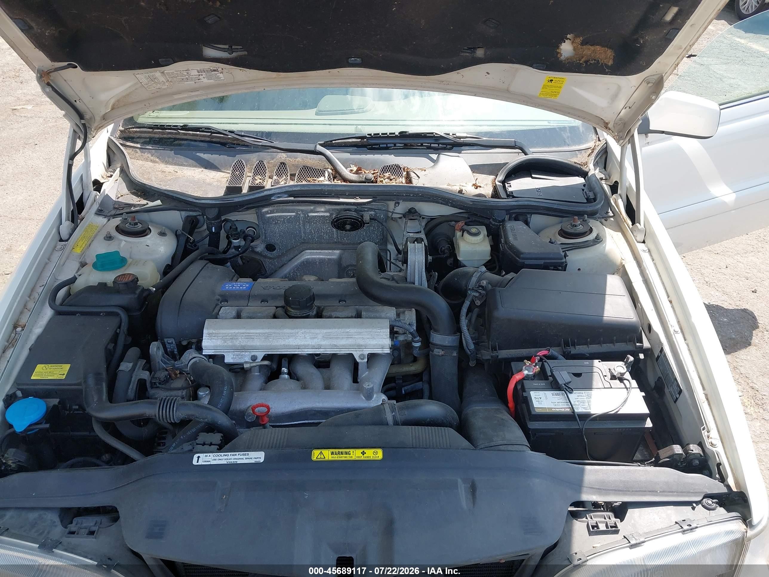 2000 Volvo C70 Ht White vin: YV1NC53D6YJ009875