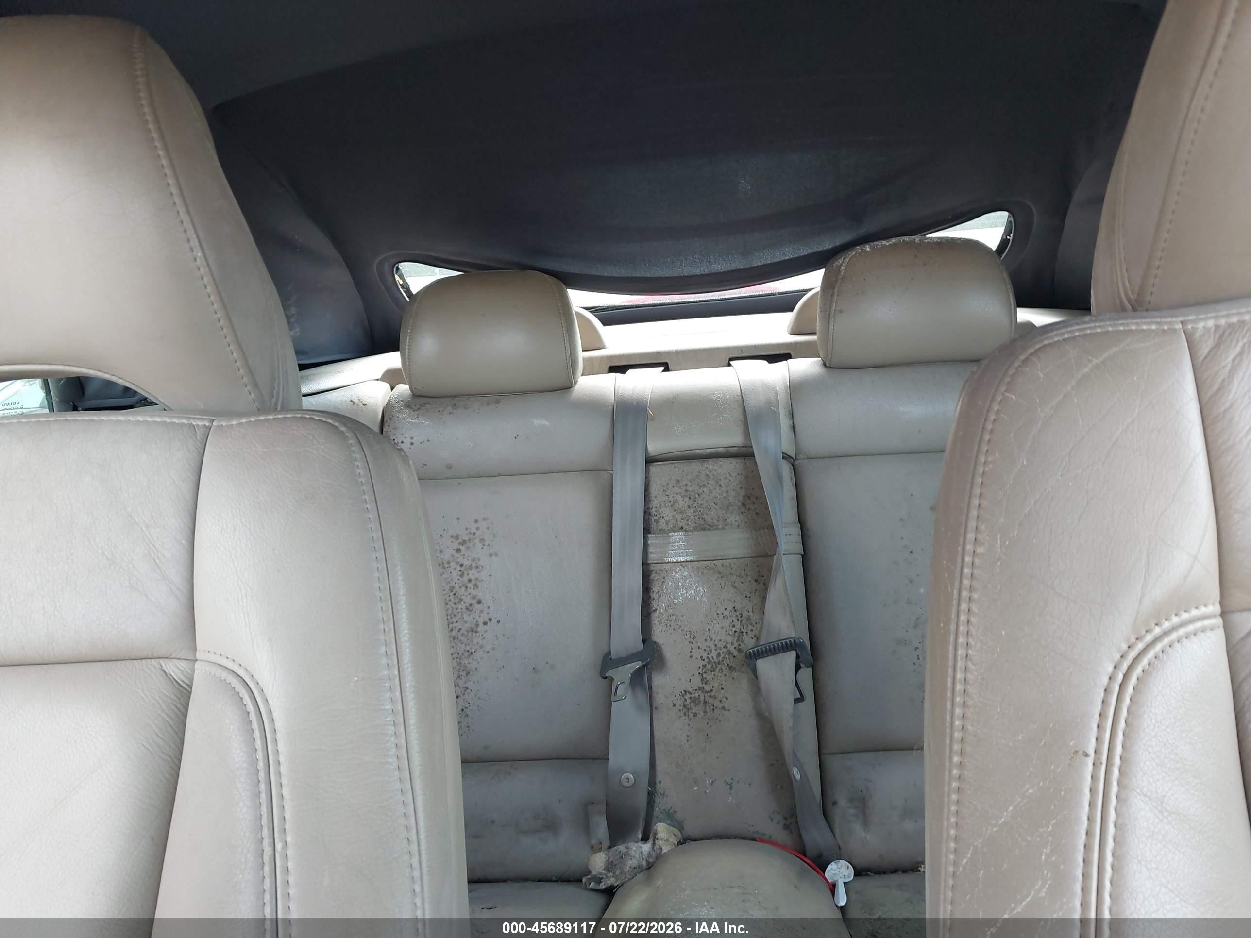 2000 Volvo C70 Ht White vin: YV1NC53D6YJ009875