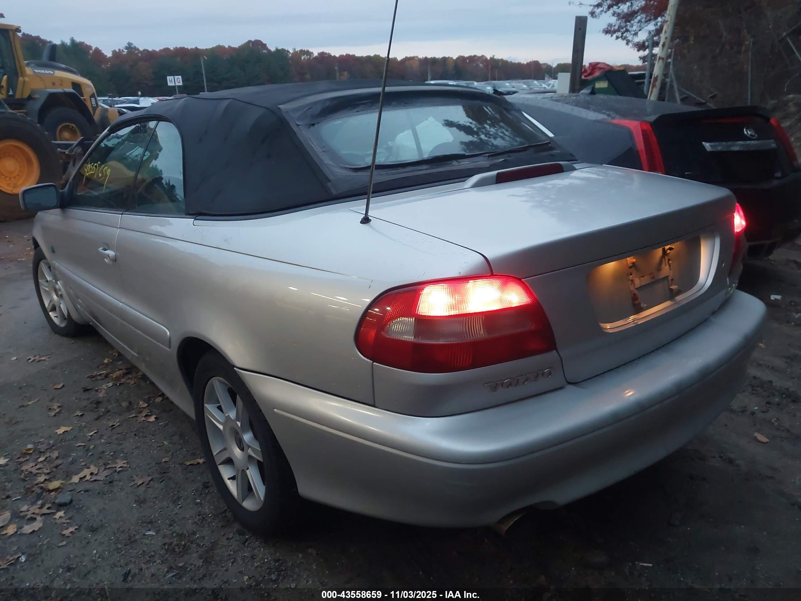 2001 Volvo C70 Ht Silver vin: YV1NC53D71J017411