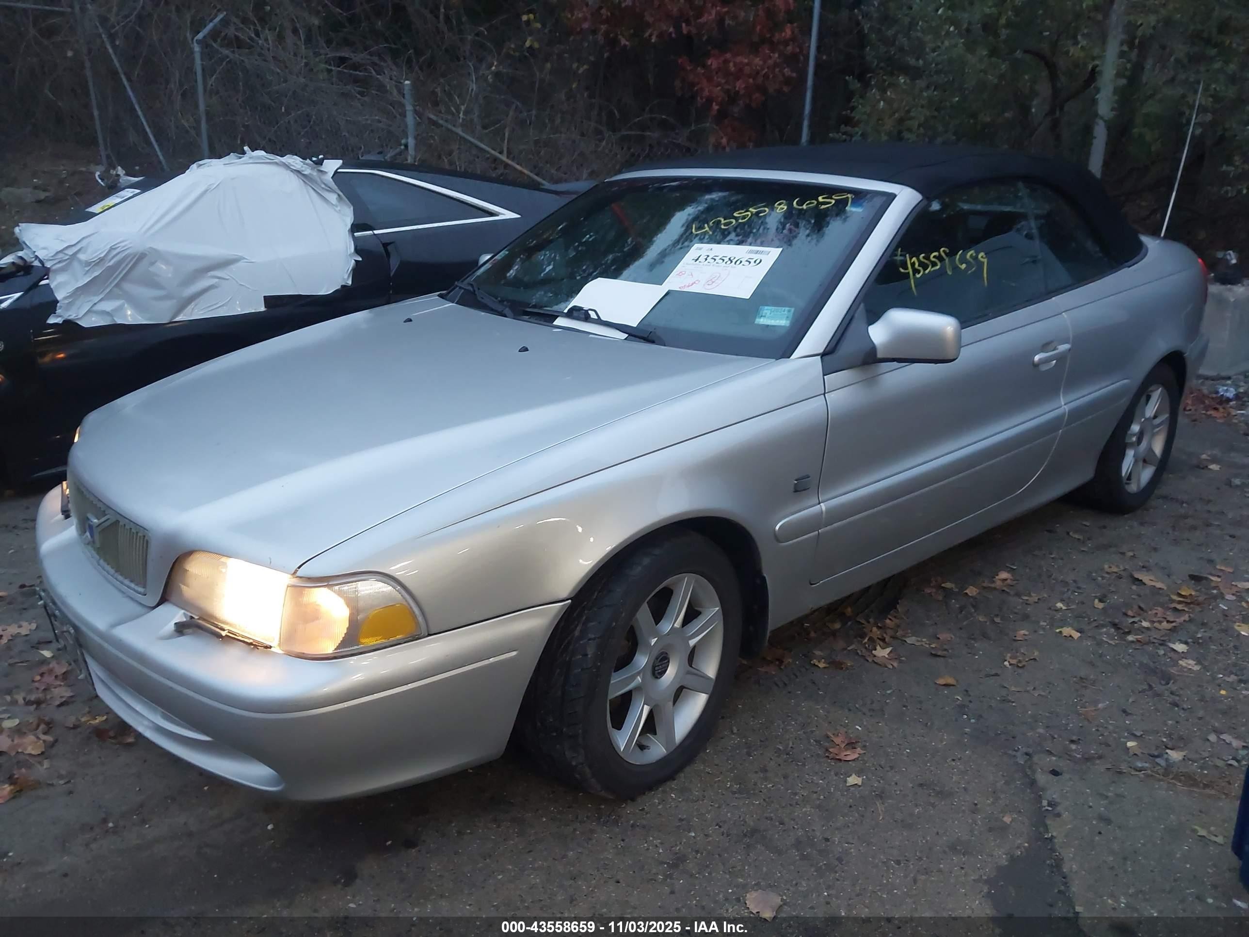 2001 Volvo C70 Ht Silver vin: YV1NC53D71J017411