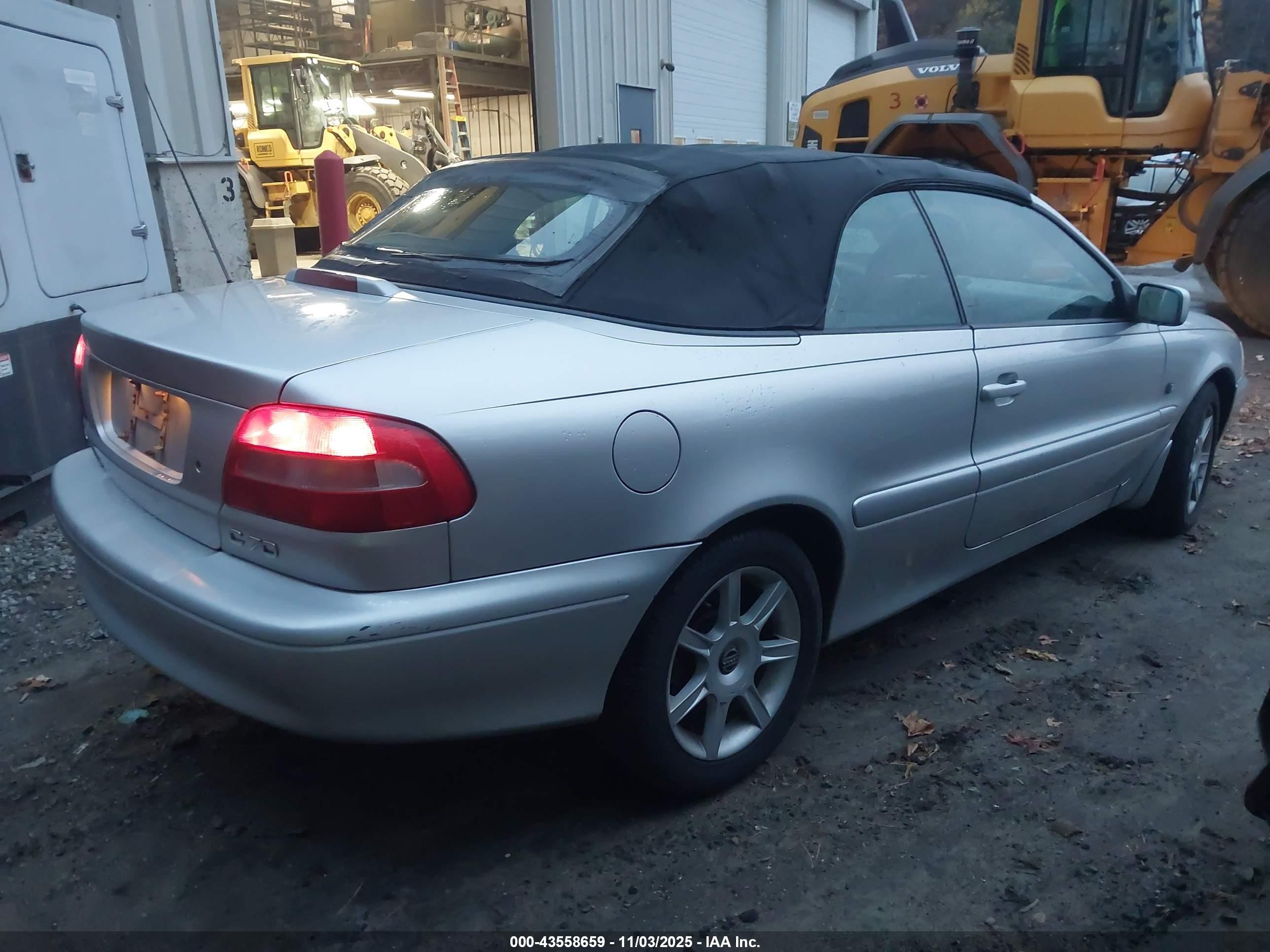 2001 Volvo C70 Ht Silver vin: YV1NC53D71J017411