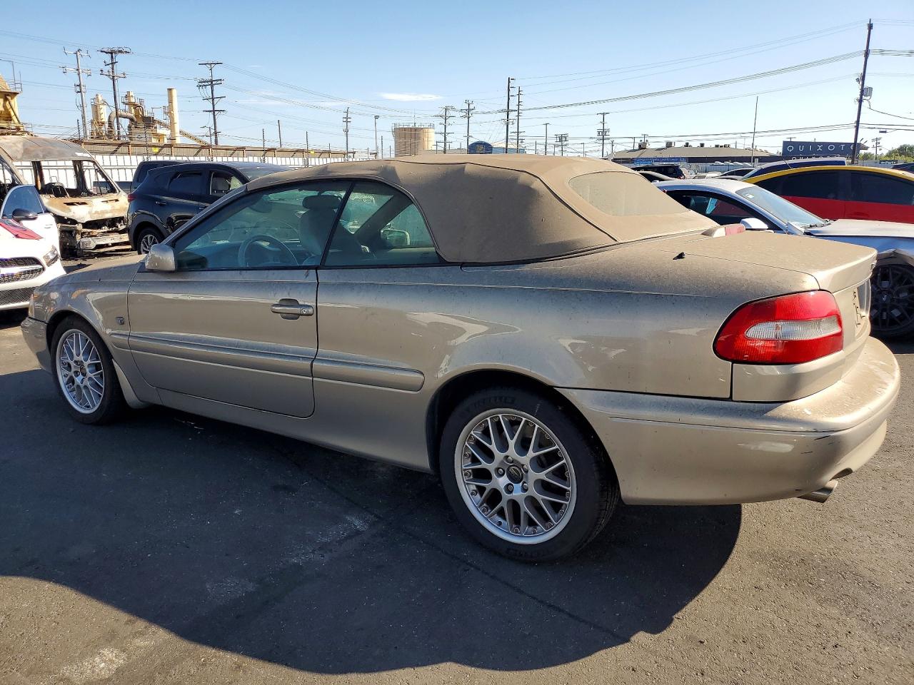 2002 Volvo C70 Gold vin: YV1NC53D92J031599