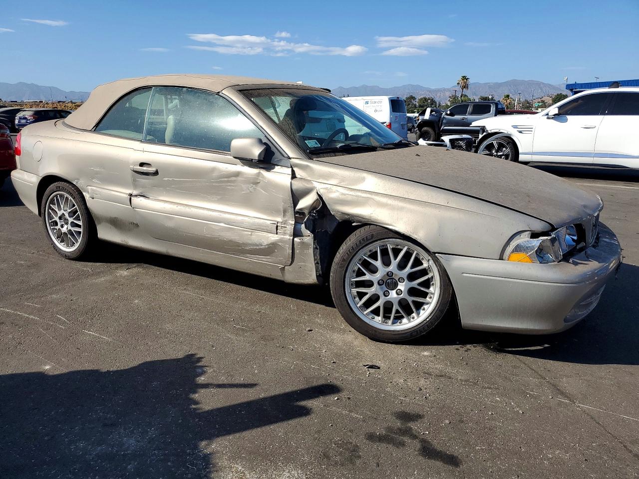 2002 Volvo C70 Gold vin: YV1NC53D92J031599