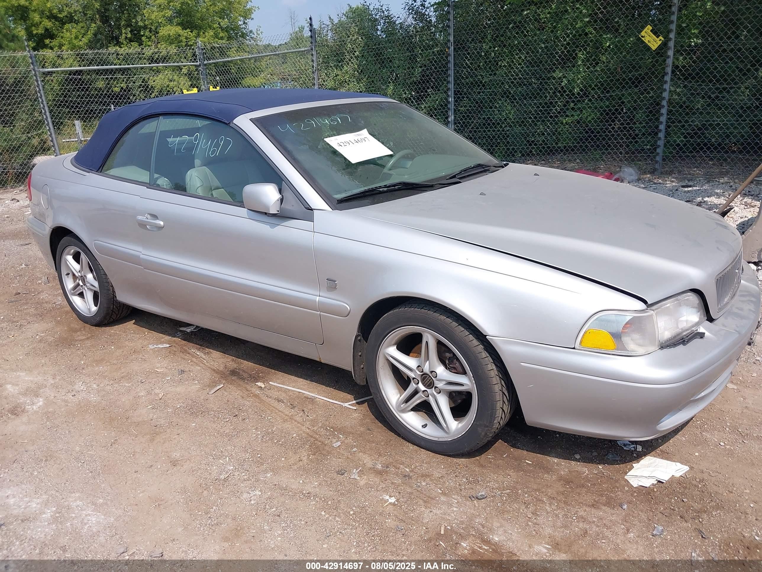 2001 Volvo C70 Ht Silver vin: YV1NC53DX1J023526