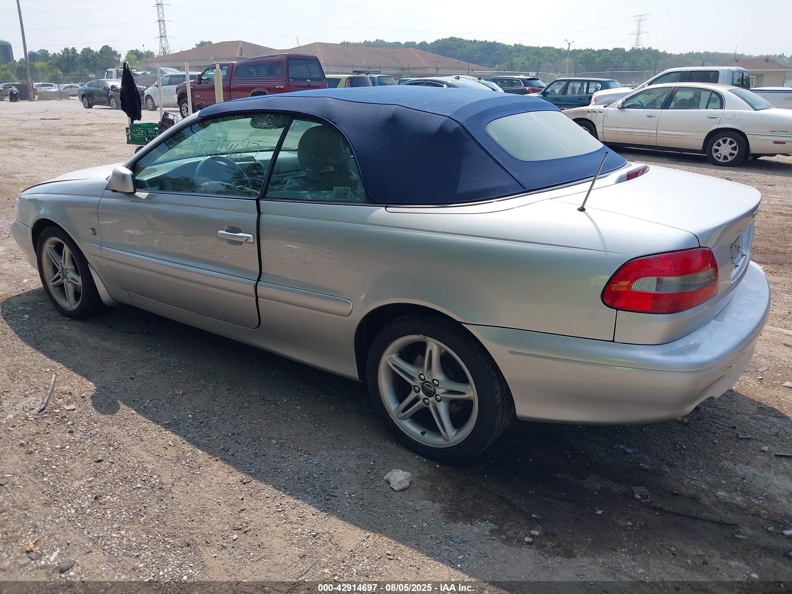 2001 Volvo C70 Ht Silver vin: YV1NC53DX1J023526