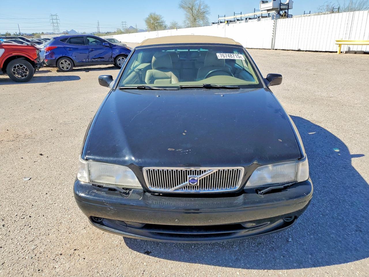2002 Volvo C70 Black vin: YV1NC53DX2J026475