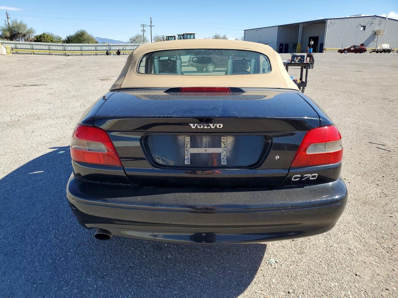 2002 Volvo C70 Black vin: YV1NC53DX2J026475