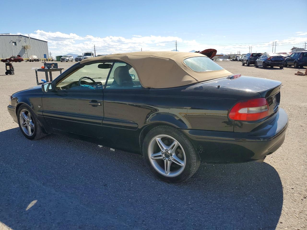 2002 Volvo C70 Black vin: YV1NC53DX2J026475