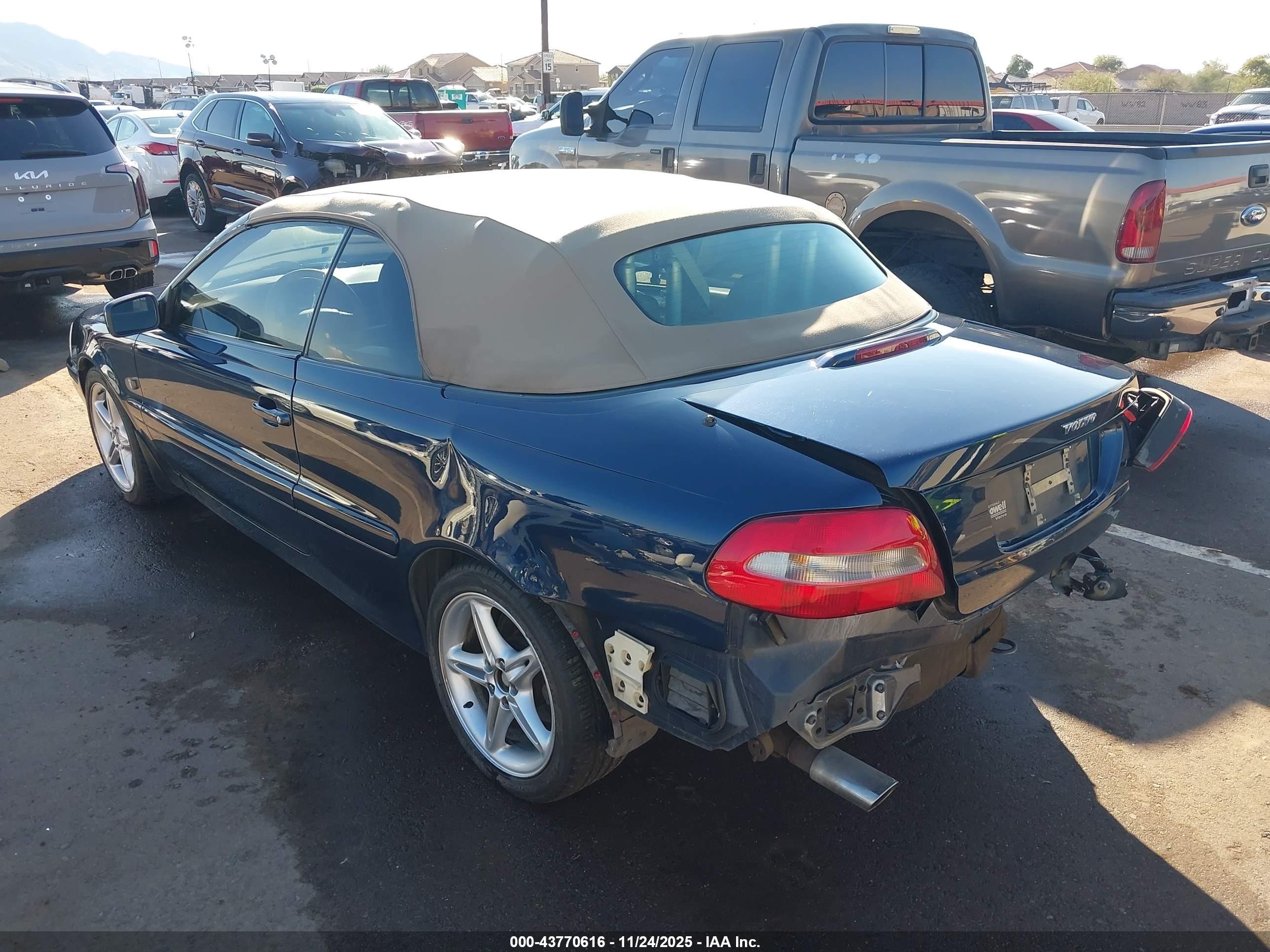 2002 Volvo C70 Lt Blue vin: YV1NC56D32J026992