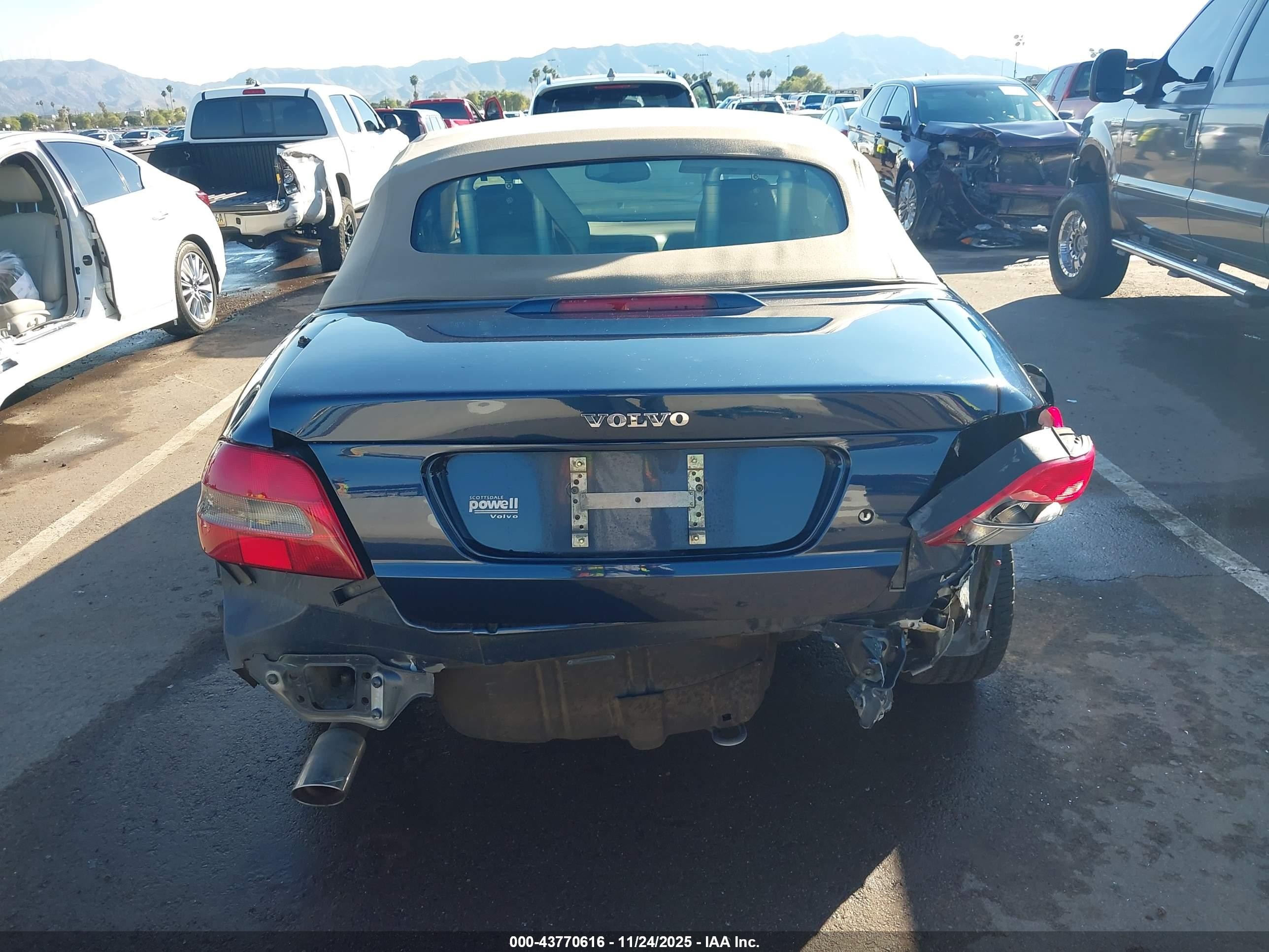 2002 Volvo C70 Lt Blue vin: YV1NC56D32J026992