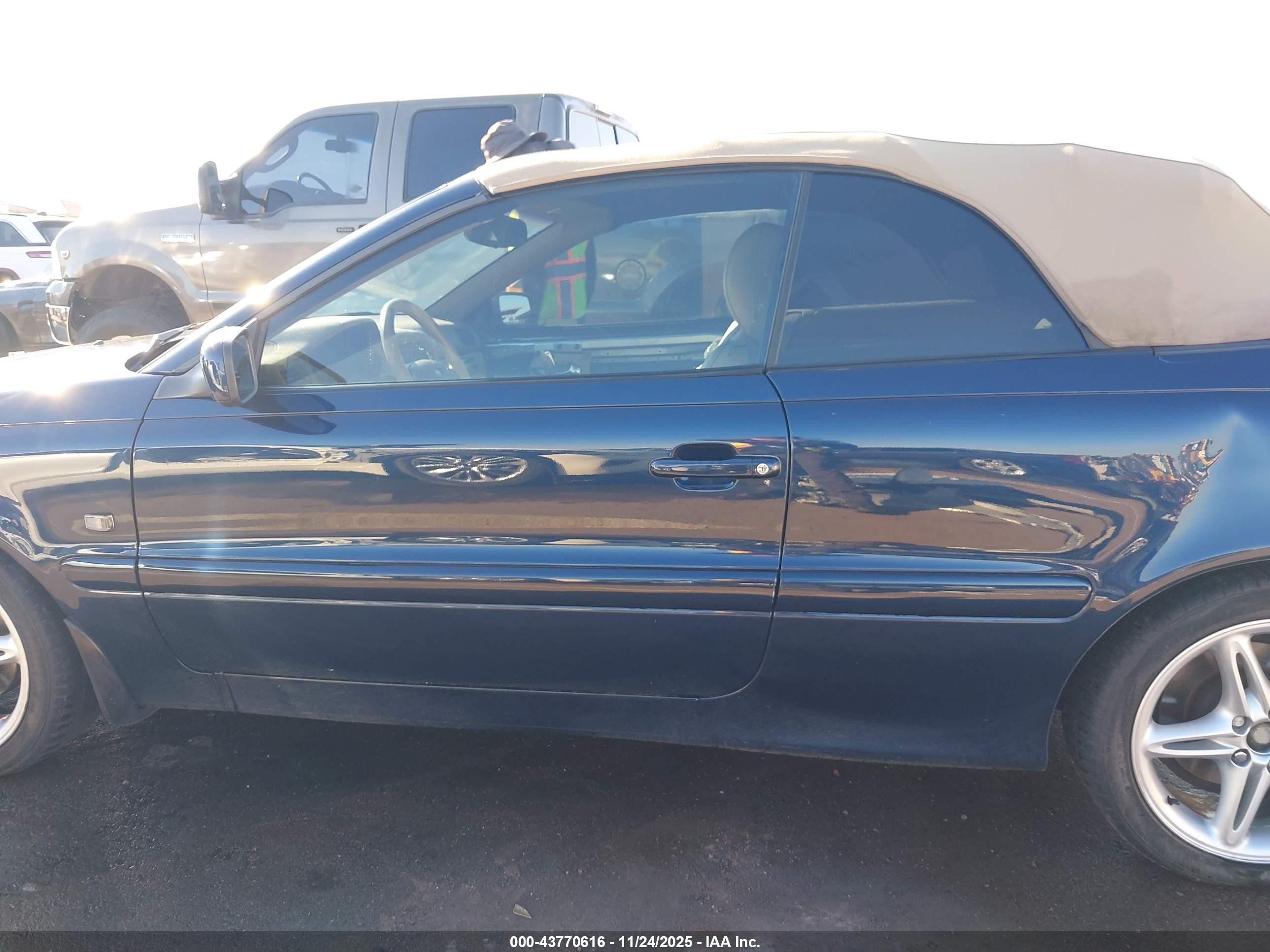 2002 Volvo C70 Lt Blue vin: YV1NC56D32J026992
