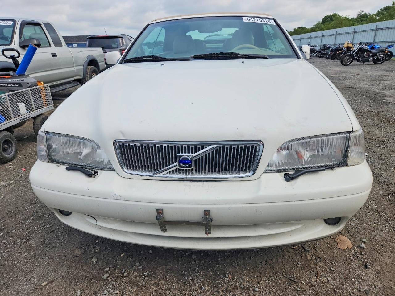 2000 Volvo C70 Turbo White vin: YV1NC56D4YJ006811