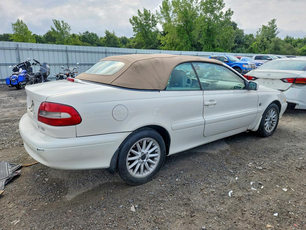 2000 Volvo C70 Turbo White vin: YV1NC56D4YJ006811