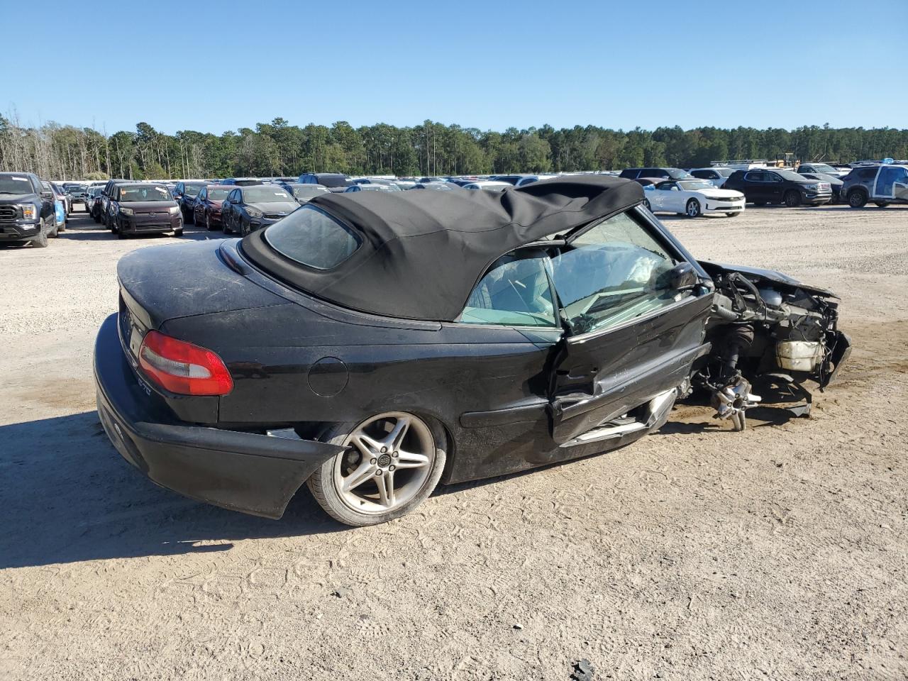 2002 Volvo C70 Black vin: YV1NC56D52J028193