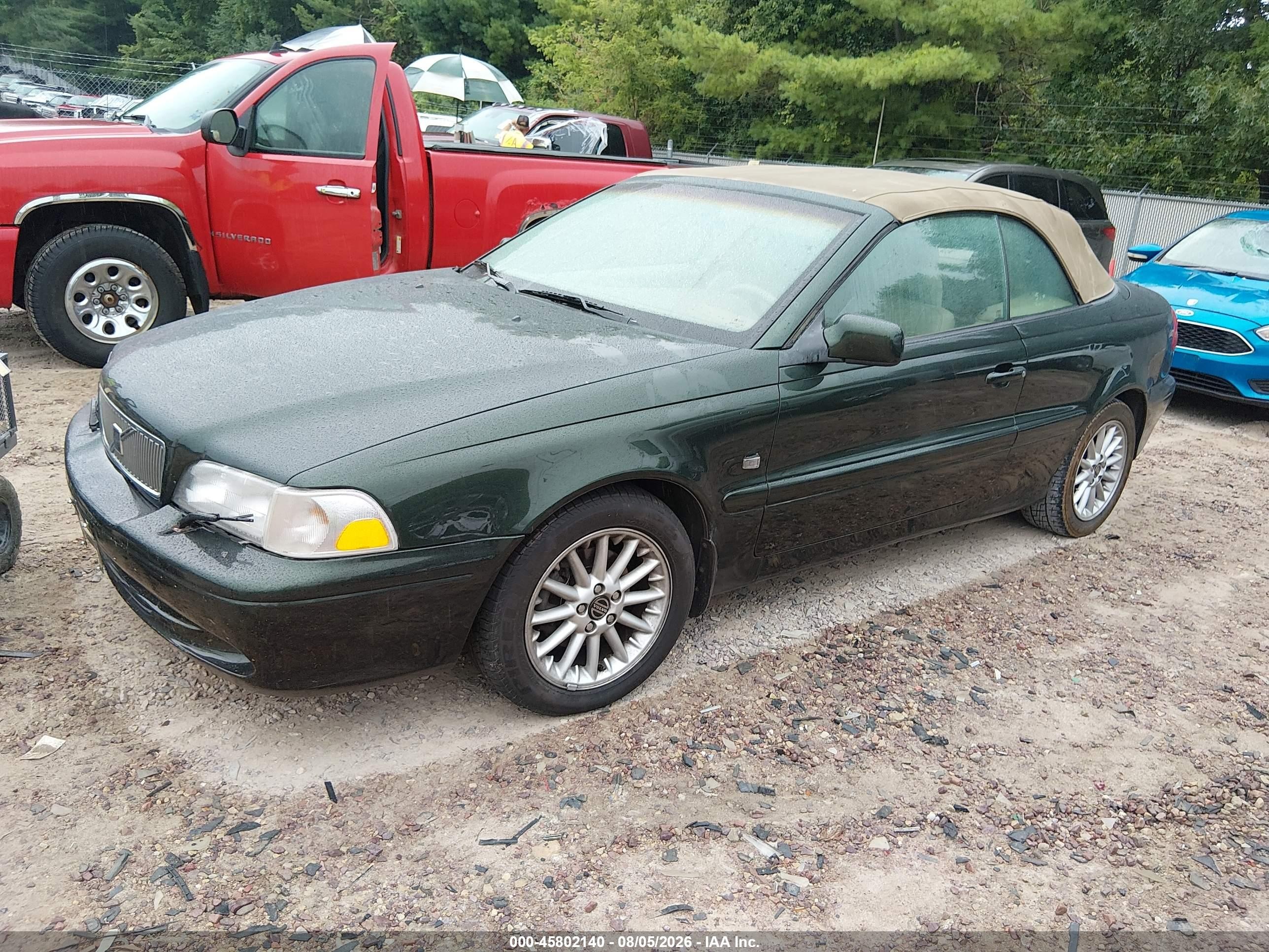 1999 Volvo C70   Green vin: YV1NC56D5XJ003124