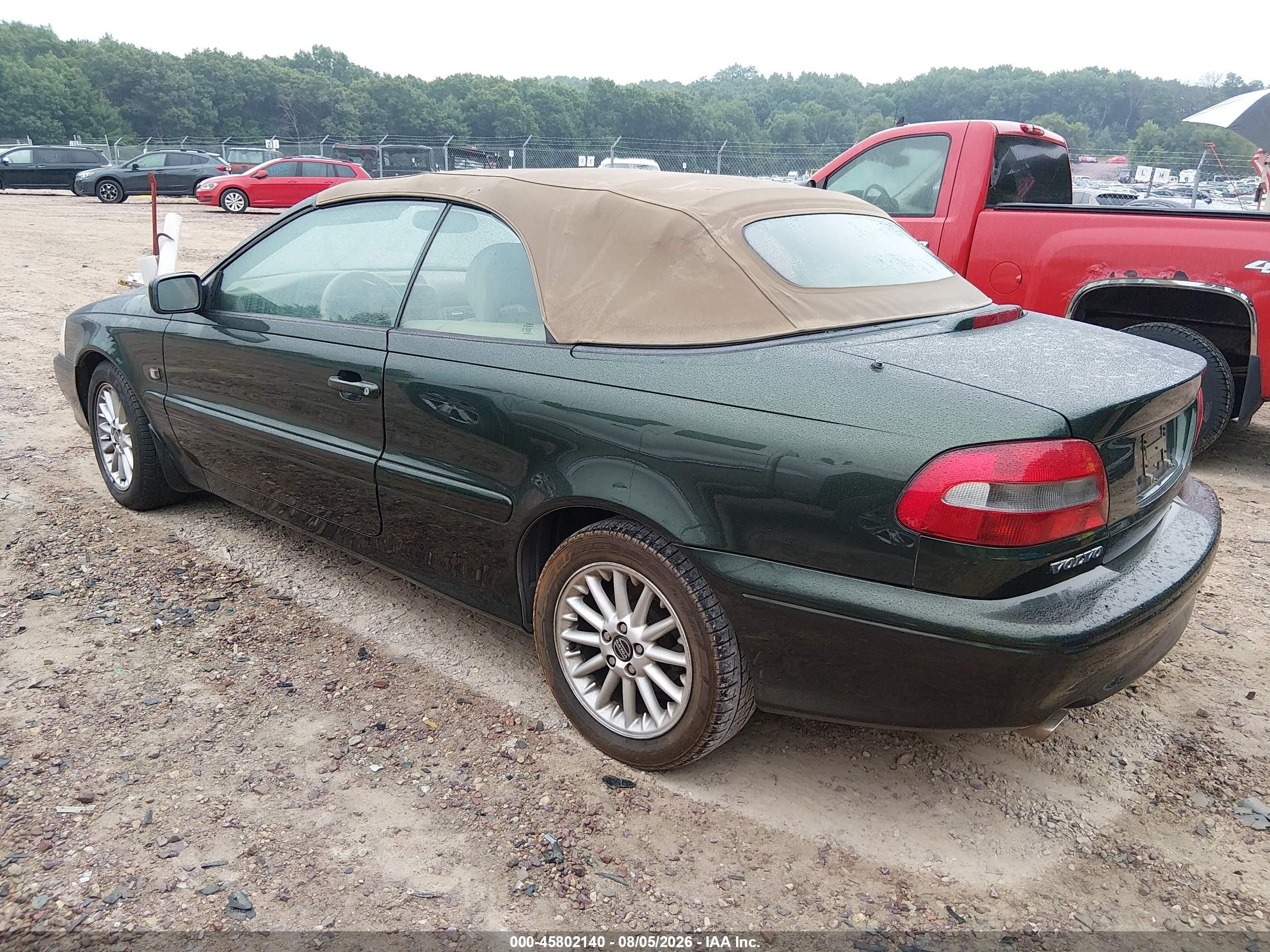 1999 Volvo C70   Green vin: YV1NC56D5XJ003124