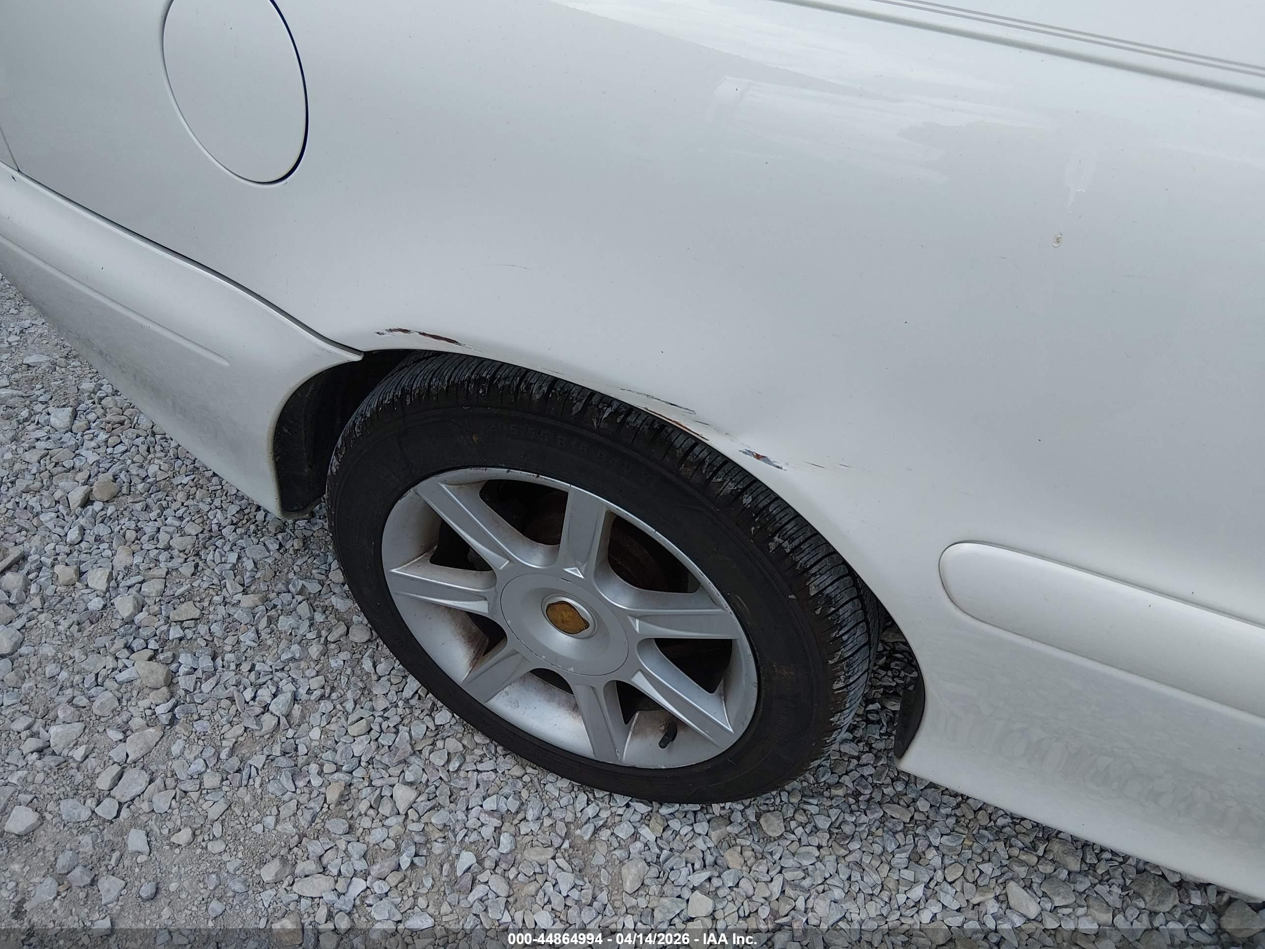 2001 Volvo C70 Lt White vin: YV1NC56D61J017816