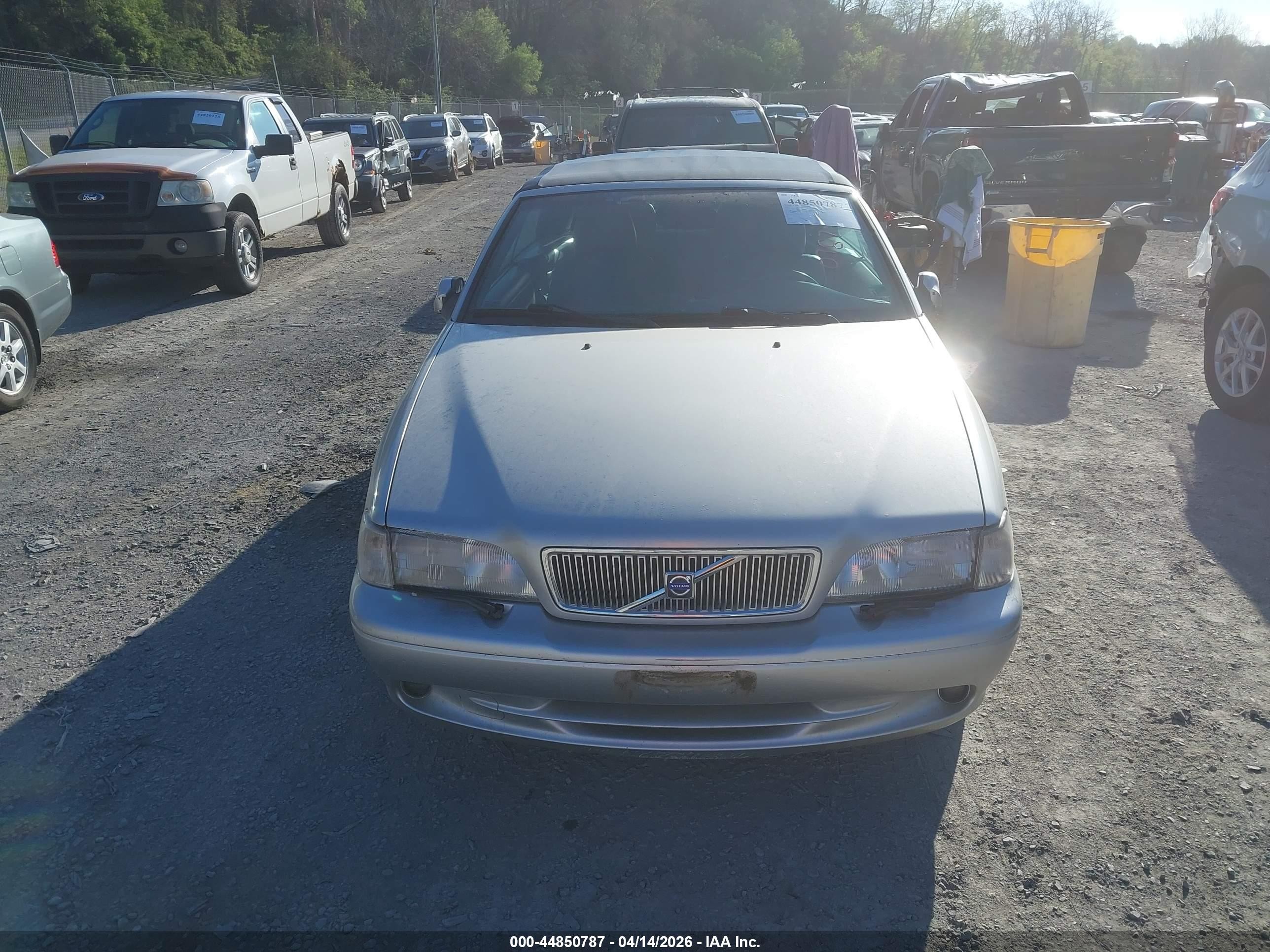 2002 Volvo C70 Lt Gray vin: YV1NC56D72J028907