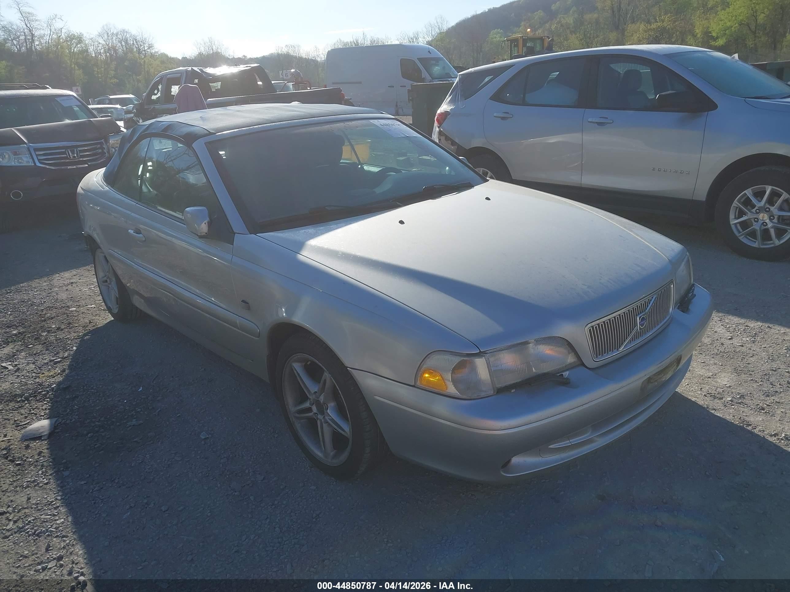 2002 Volvo C70 Lt Gray vin: YV1NC56D72J028907