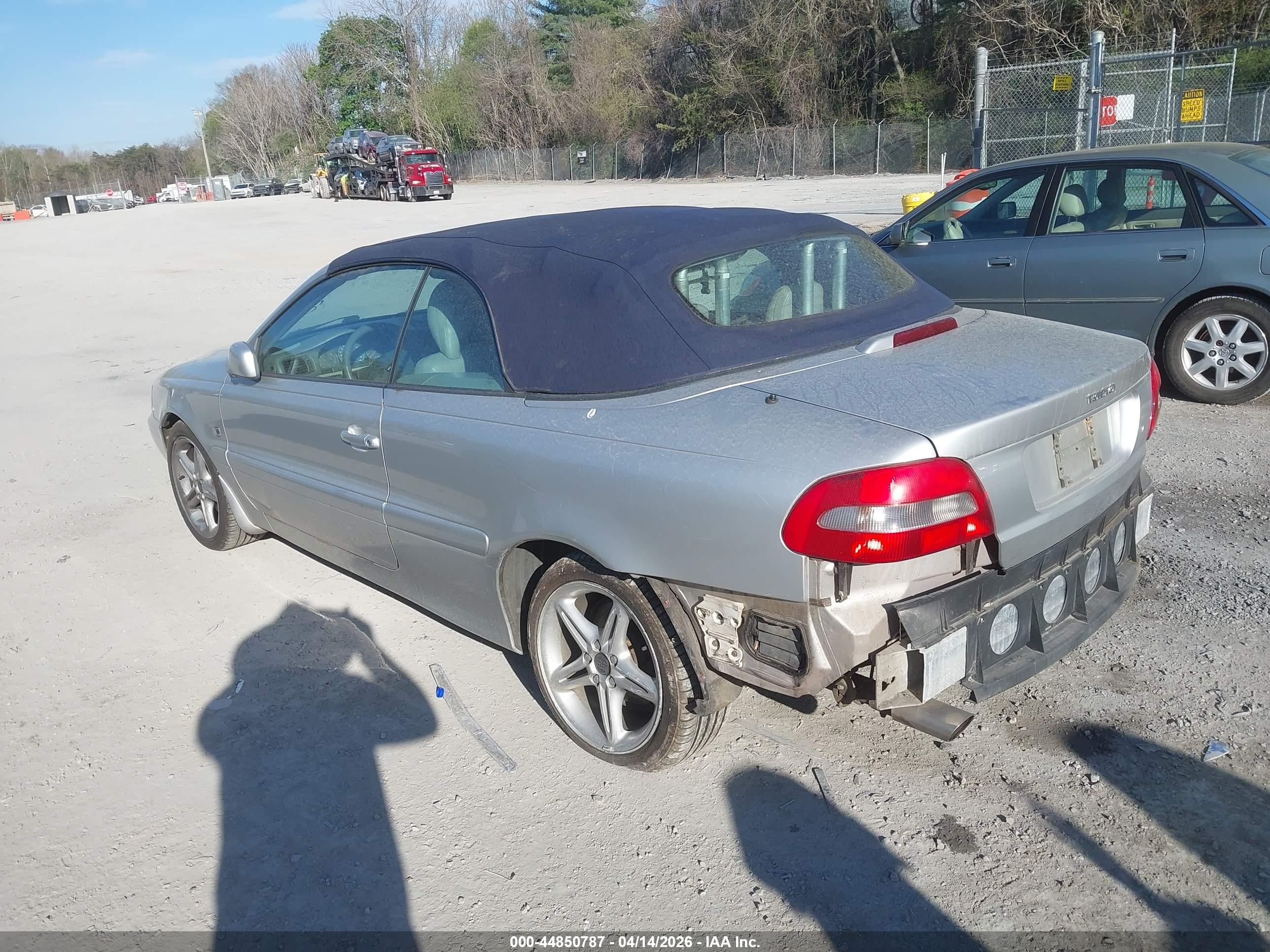 2002 Volvo C70 Lt Gray vin: YV1NC56D72J028907