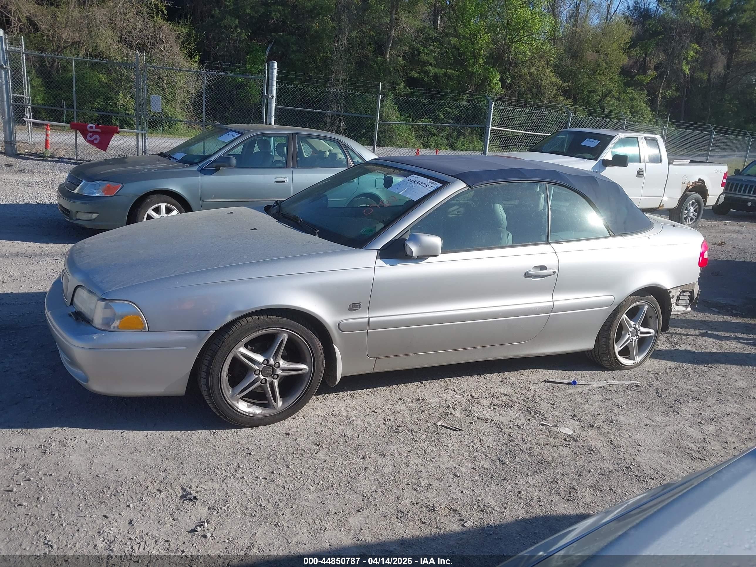 2002 Volvo C70 Lt Gray vin: YV1NC56D72J028907