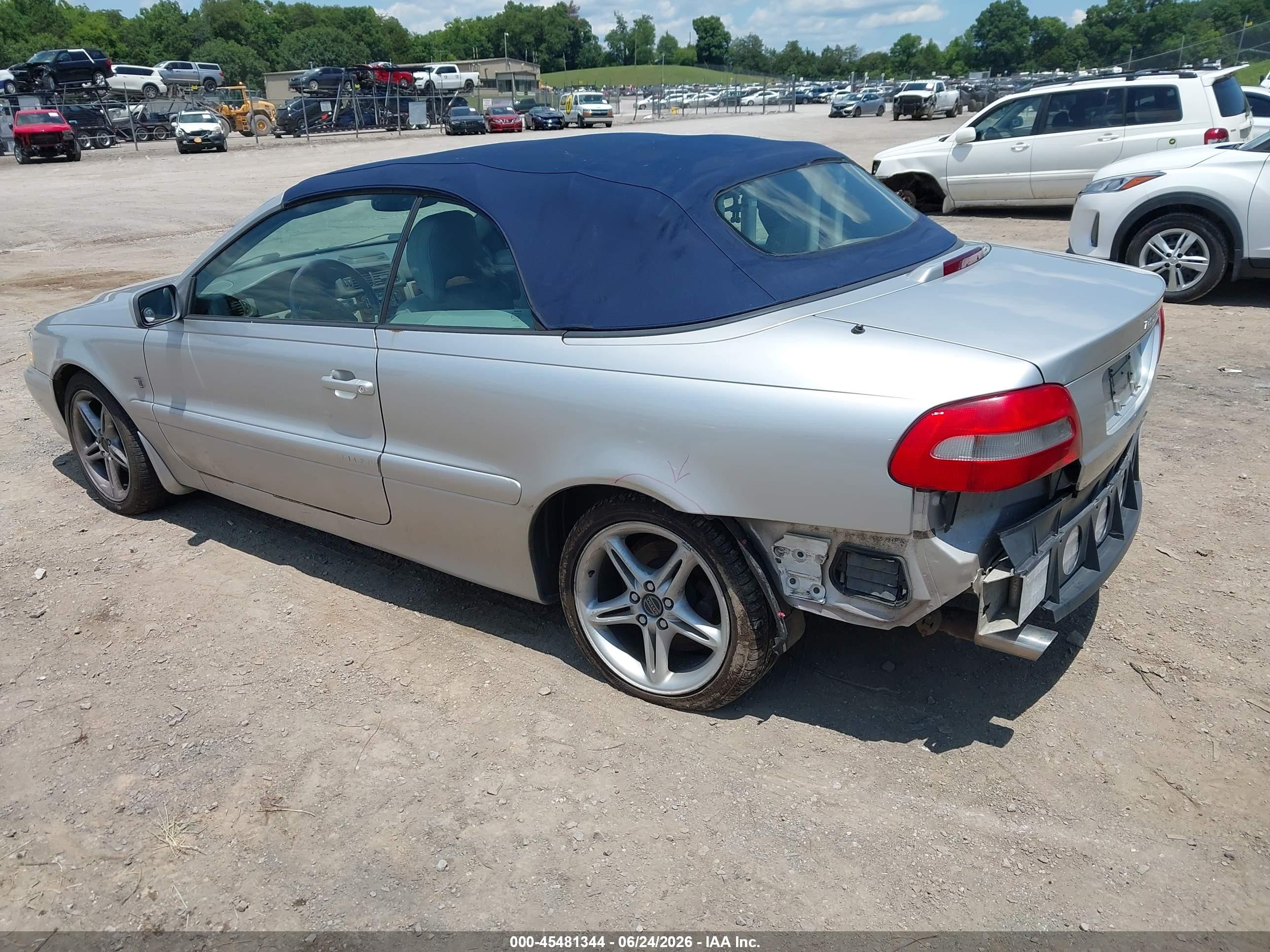 2002 Volvo C70 Lt Silver vin: YV1NC56D72J028907