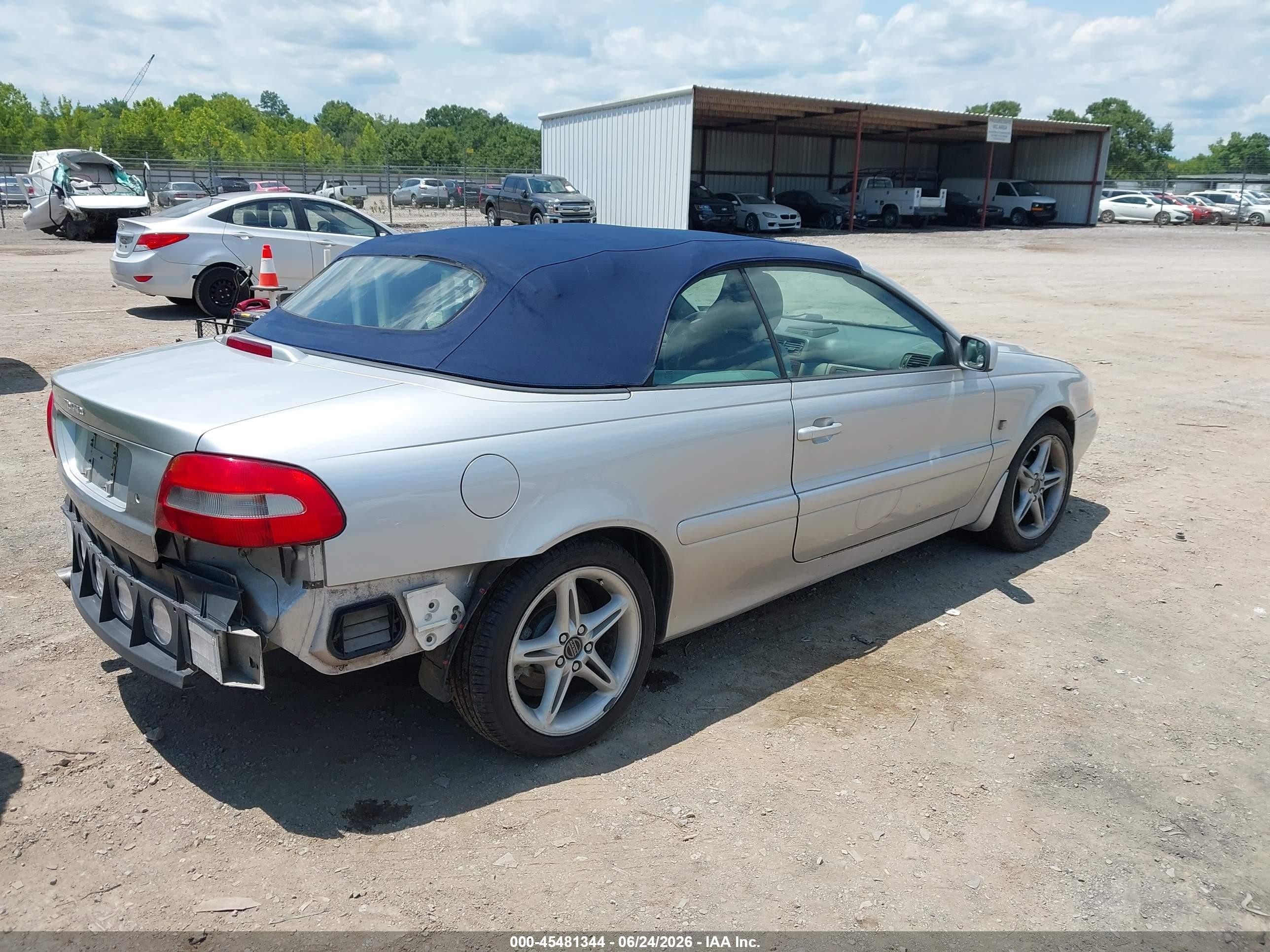 2002 Volvo C70 Lt Silver vin: YV1NC56D72J028907