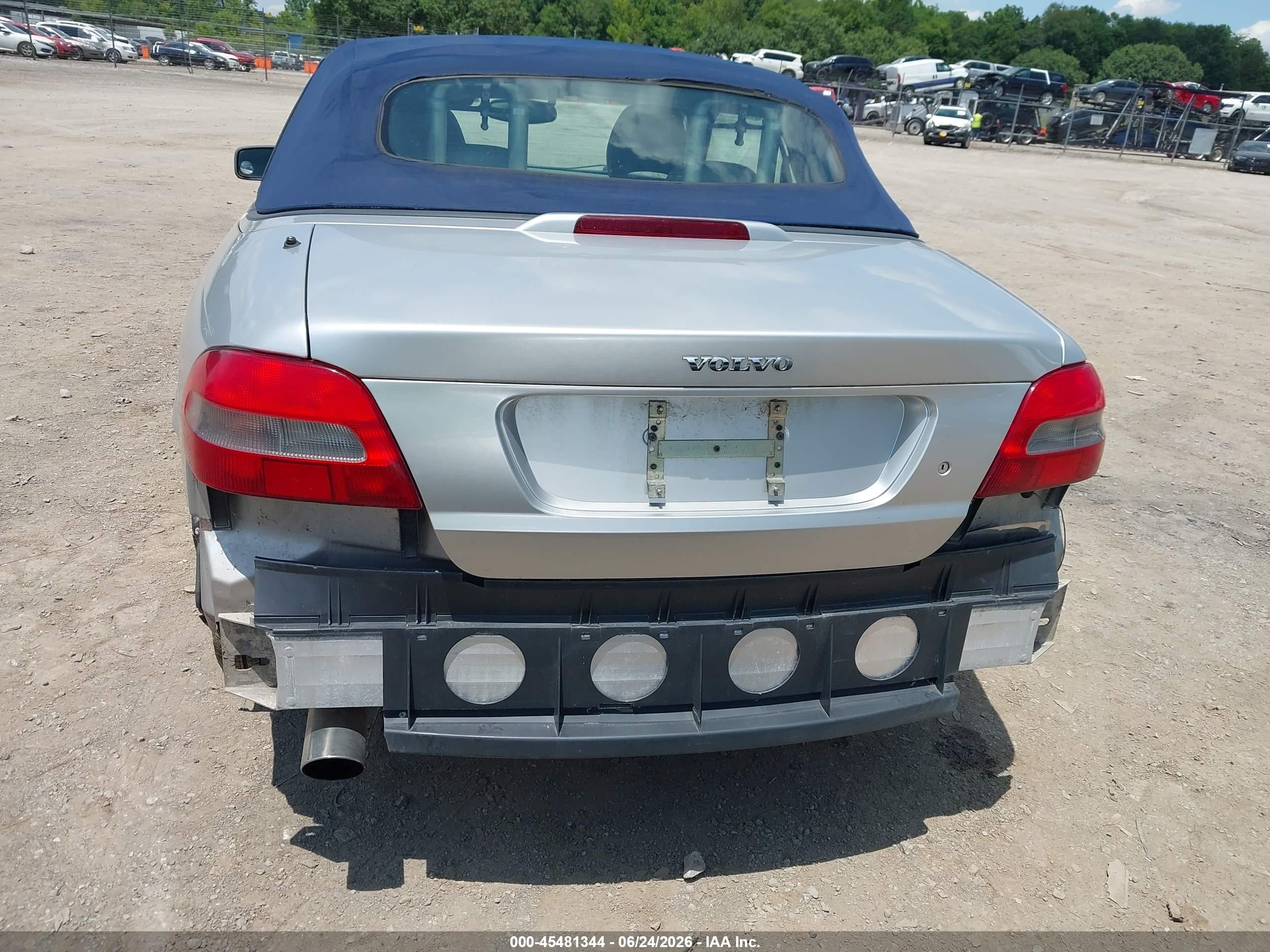 2002 Volvo C70 Lt Silver vin: YV1NC56D72J028907