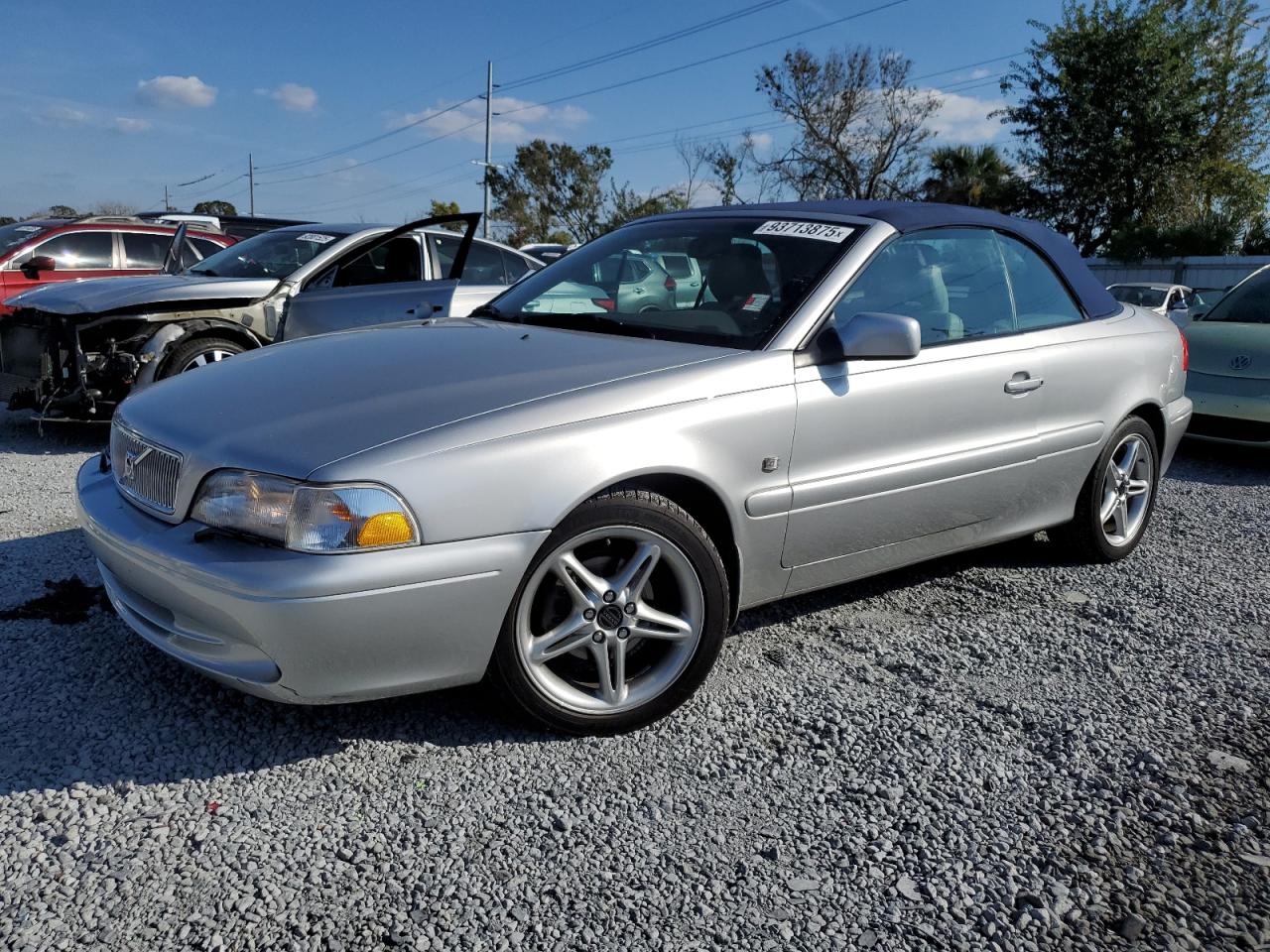 2002 Volvo C70 Silver vin: YV1NC56D82J028771