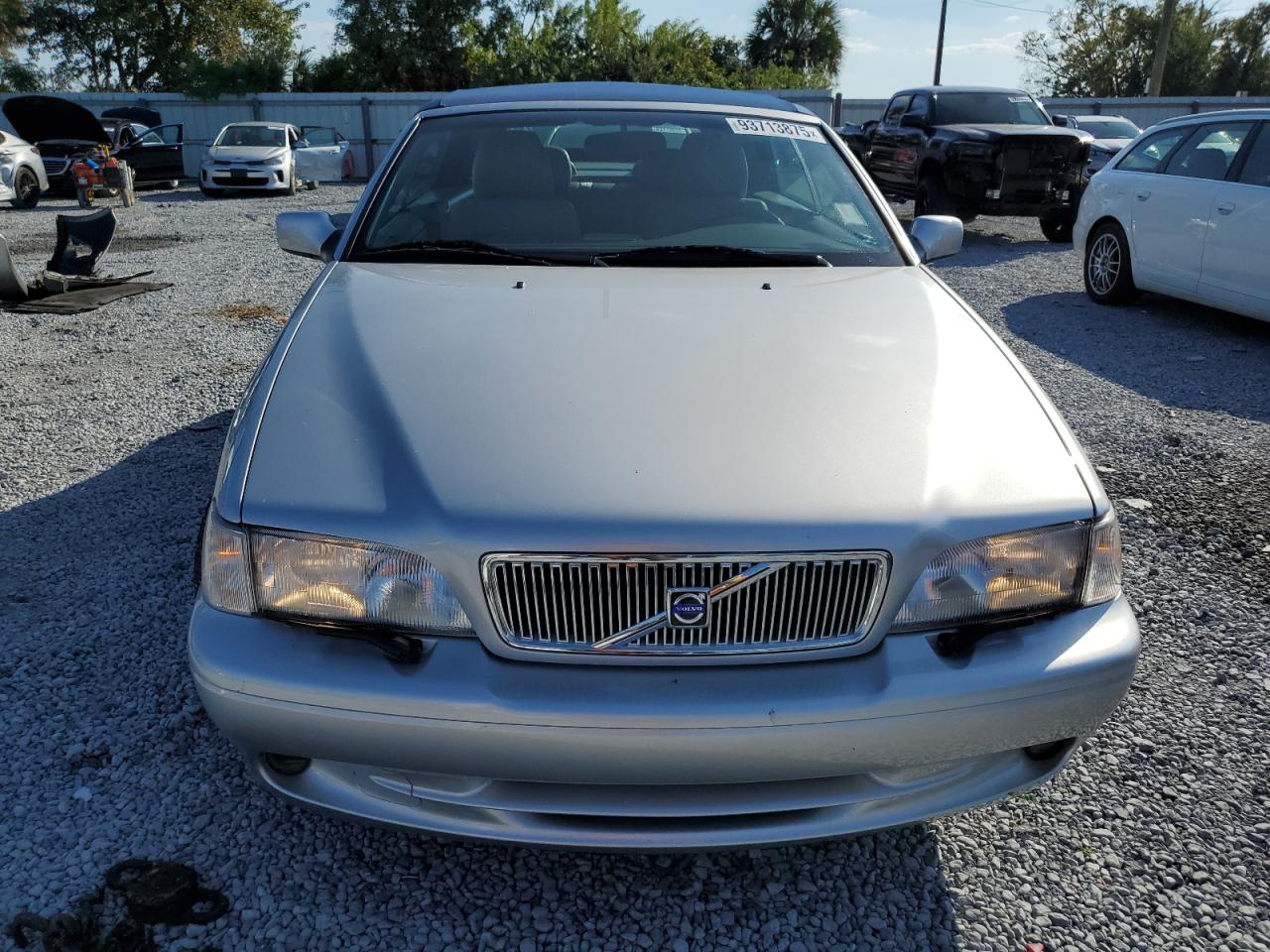 2002 Volvo C70 Silver vin: YV1NC56D82J028771