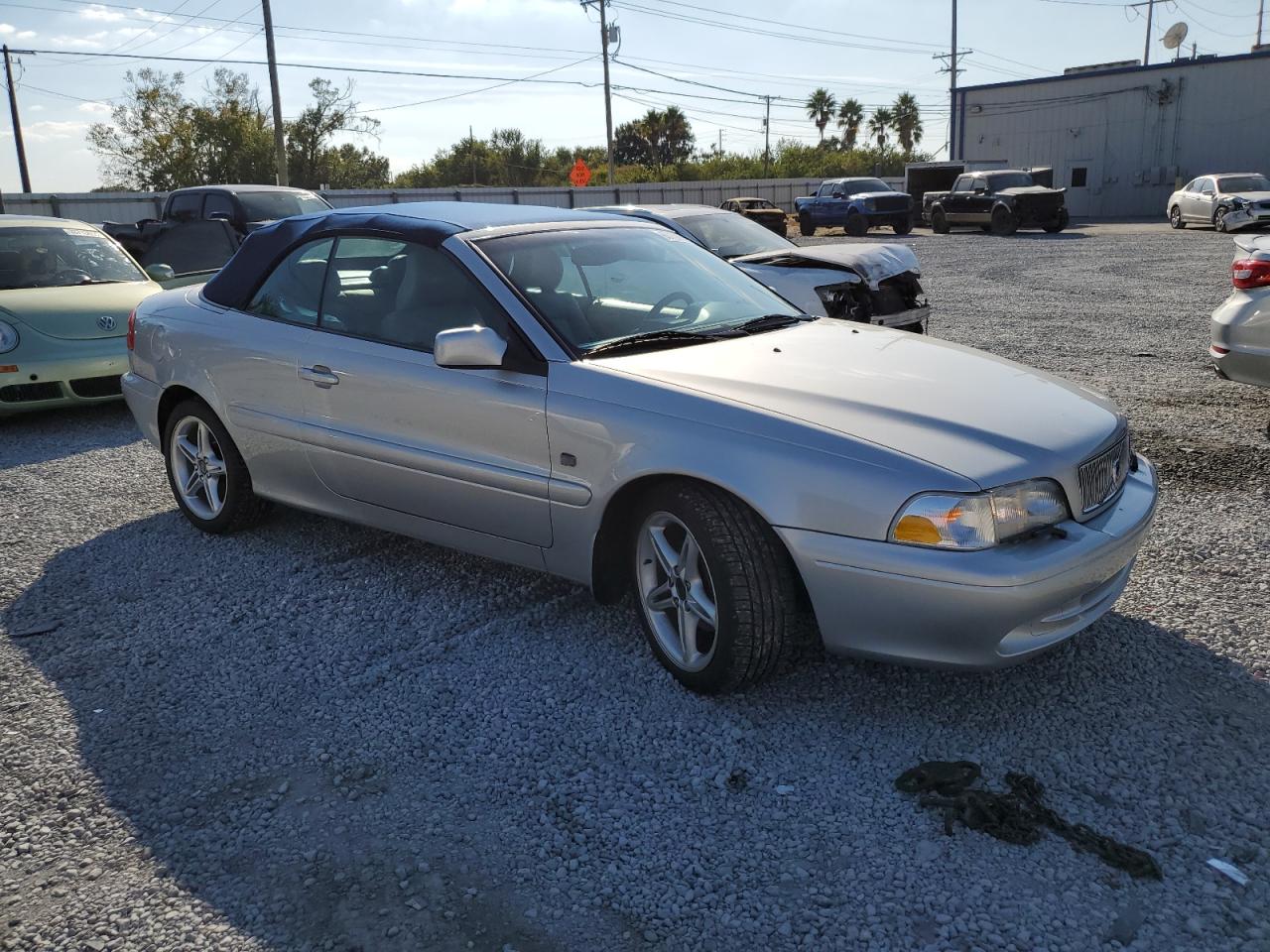 2002 Volvo C70 Silver vin: YV1NC56D82J028771