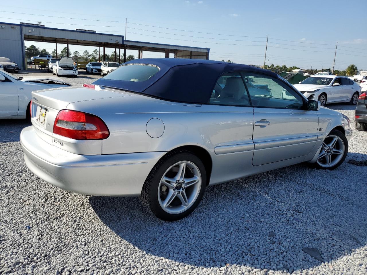 2002 Volvo C70 Silver vin: YV1NC56D82J028771