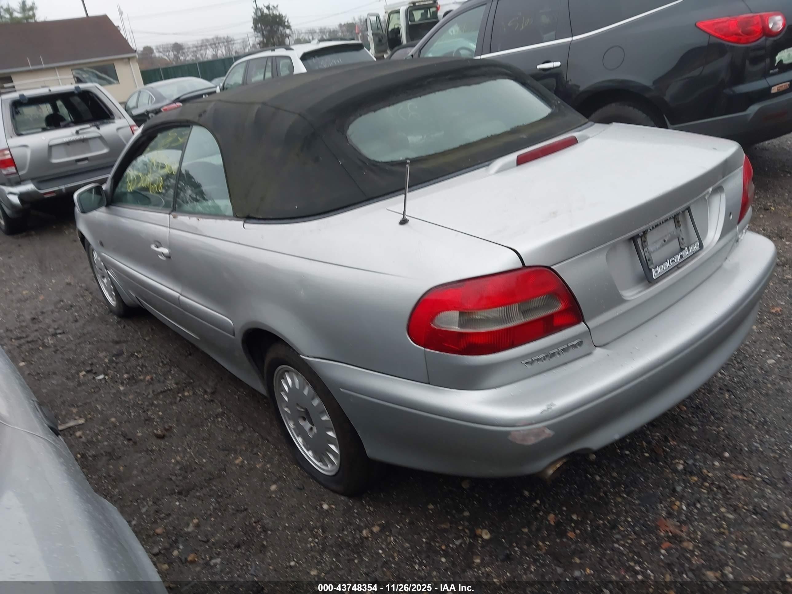 2001 Volvo C70 Lt Gray vin: YV1NC56D91J017793