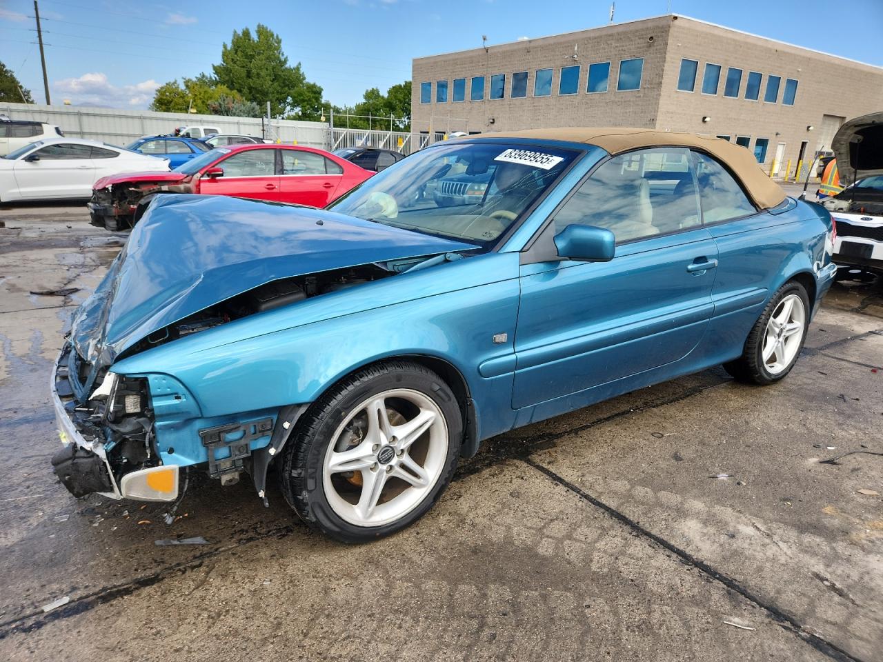 2001 Volvo C70 Turbo Turquoise vin: YV1NC56D91J018006