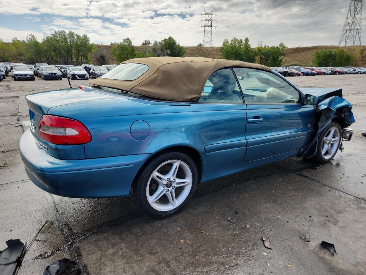 2001 Volvo C70 Turbo Turquoise vin: YV1NC56D91J018006