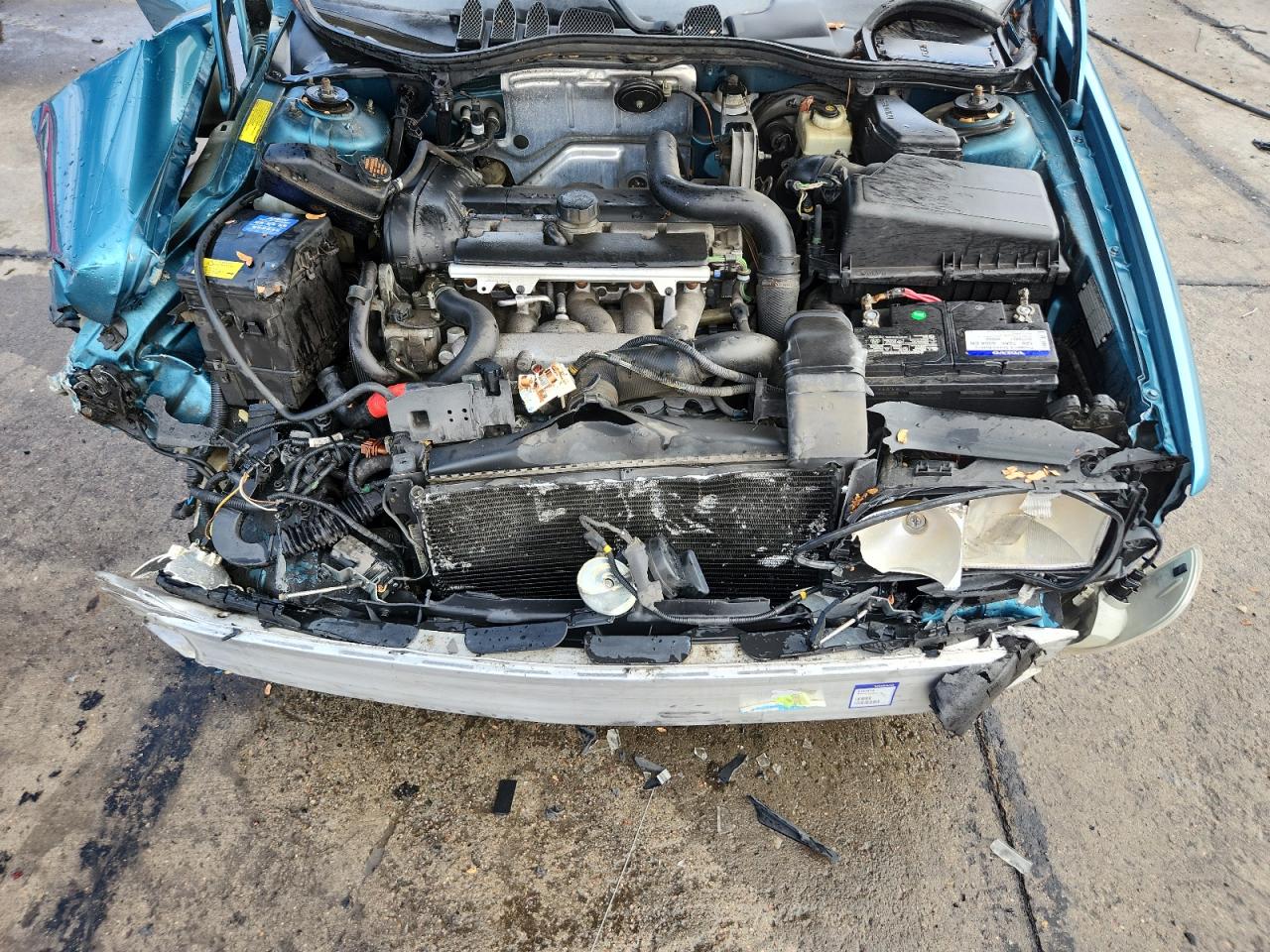 2001 Volvo C70 Turbo Turquoise vin: YV1NC56D91J018006