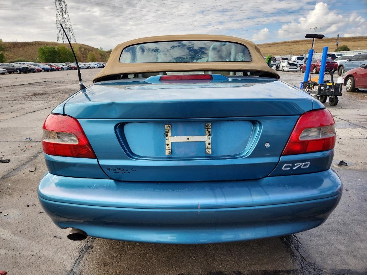 2001 Volvo C70 Turbo Turquoise vin: YV1NC56D91J018006
