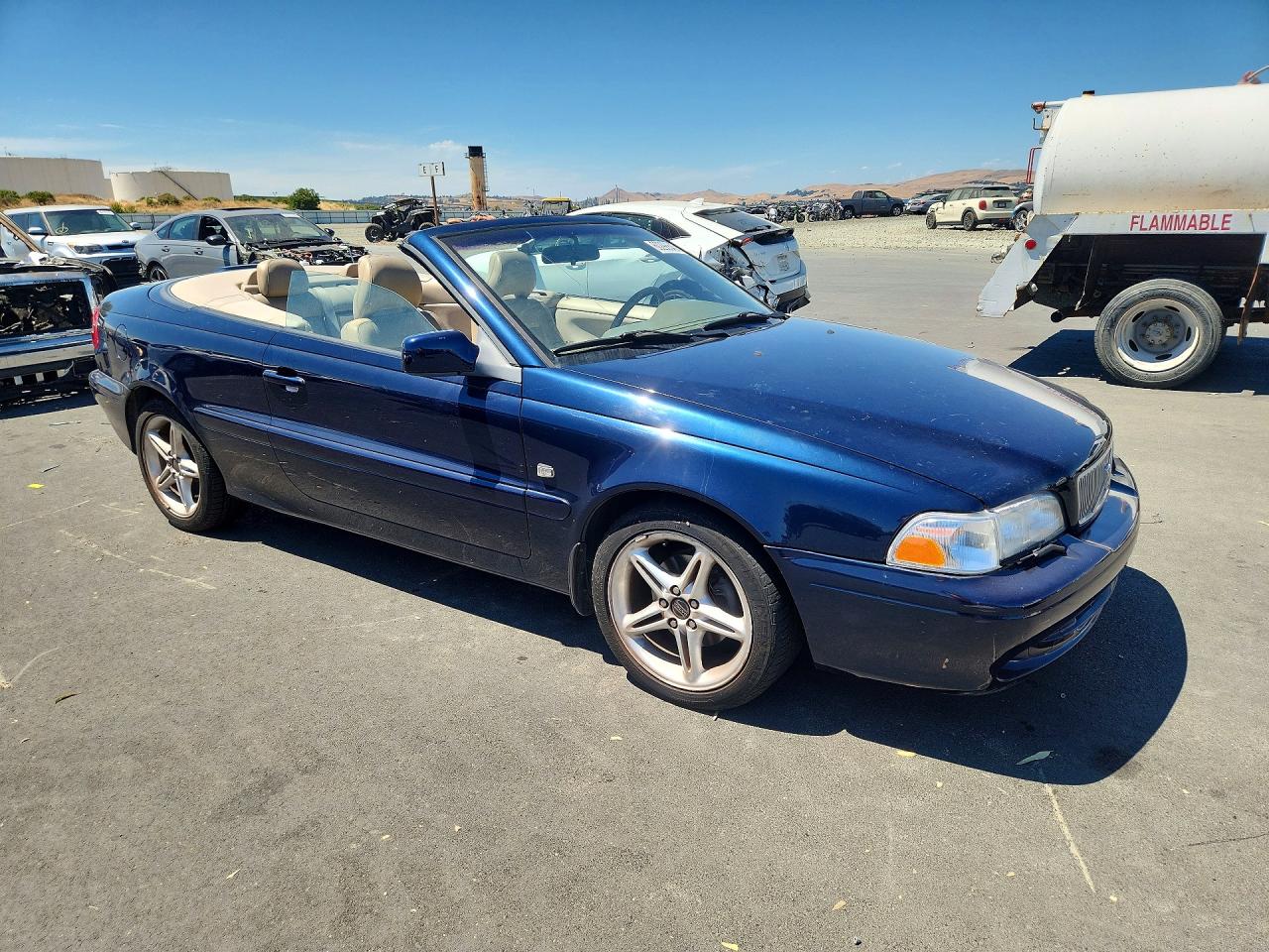 2000 Volvo C70 Turbo Blue vin: YV1NC56D9YJ011731
