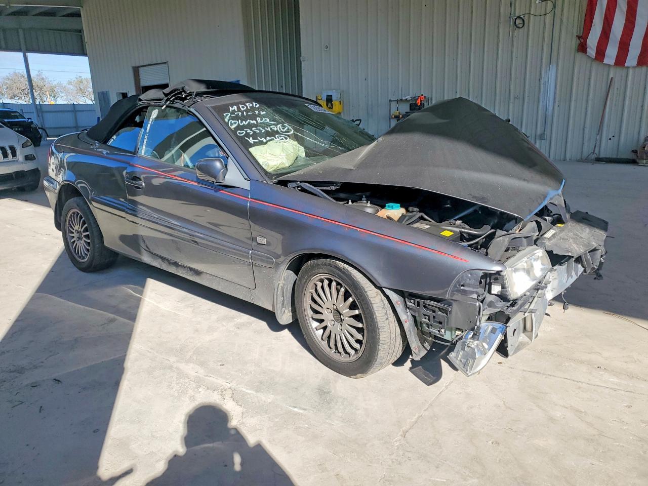 2003 Volvo C70 Hpt Gray vin: YV1NC62D13J035347