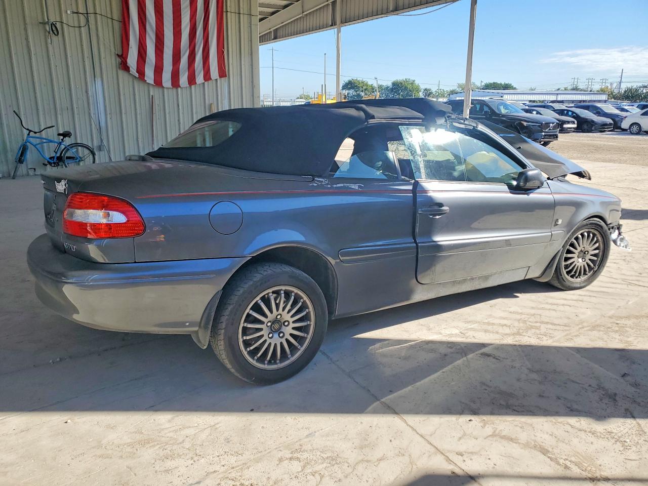2003 Volvo C70 Hpt Gray vin: YV1NC62D13J035347