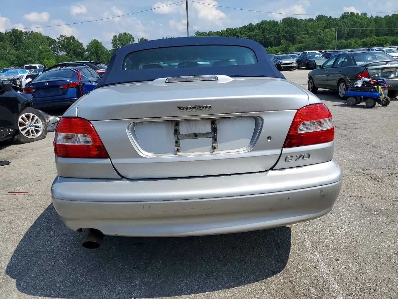 2004 Volvo C70 Hpt Silver vin: YV1NC62D14J049606